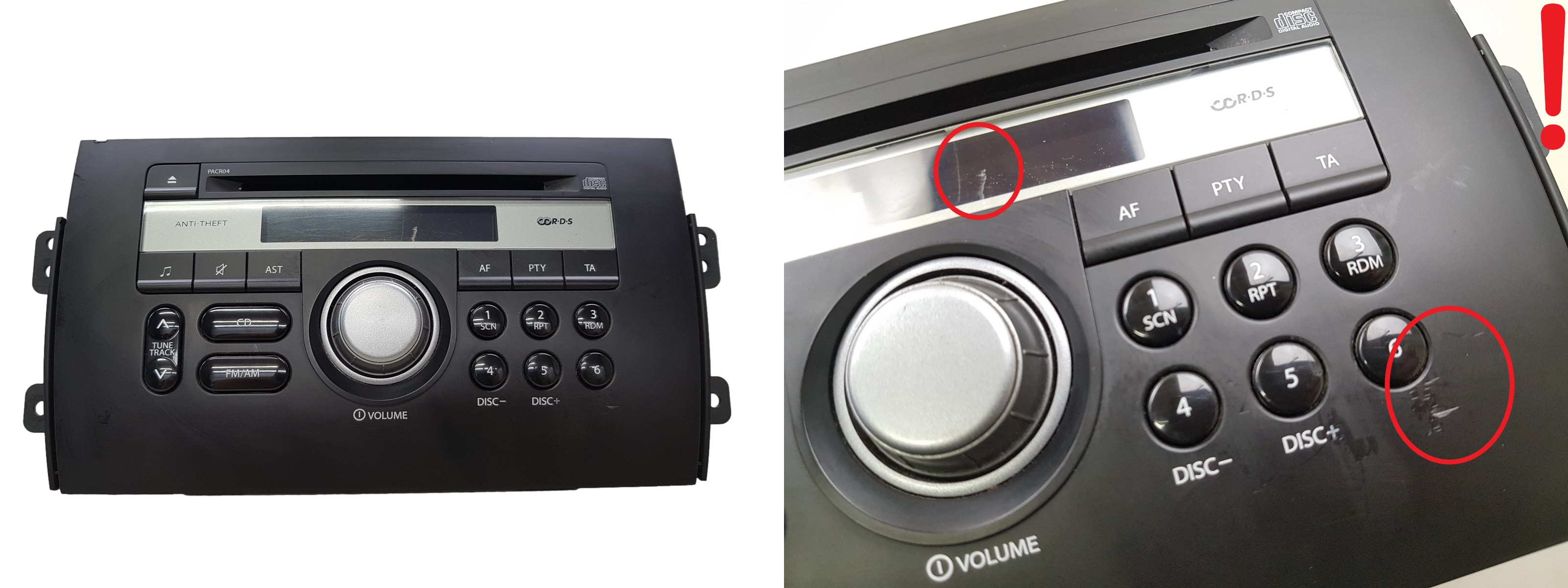 Radio CD-afspiller Suzuki Fiat 39101-79J0 CQ-MX0571G PACR04 1119 main product photo