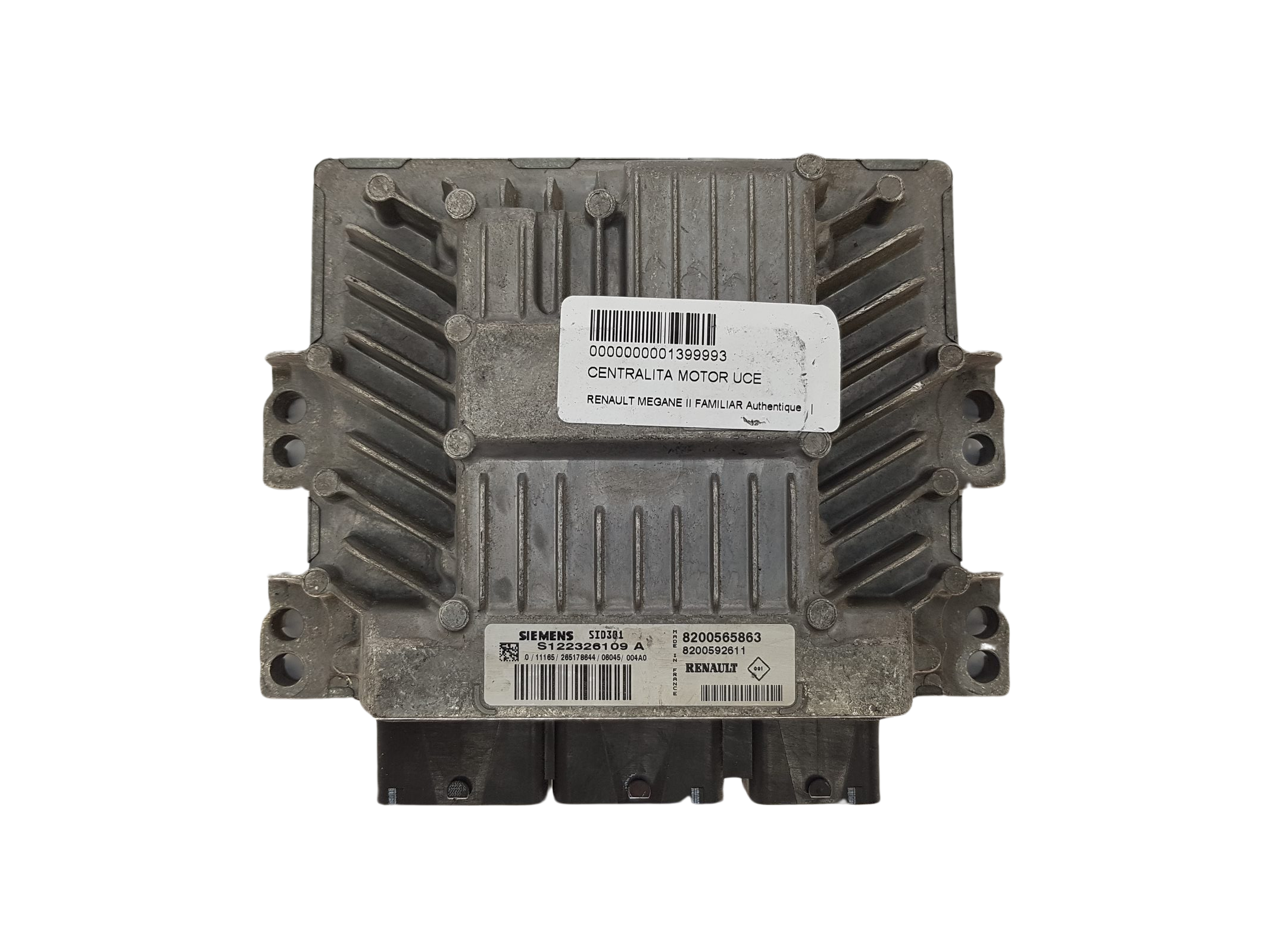 Styreenhed S122326109A 8200565863 8200592611 Renault Siemens 3608 main product photo