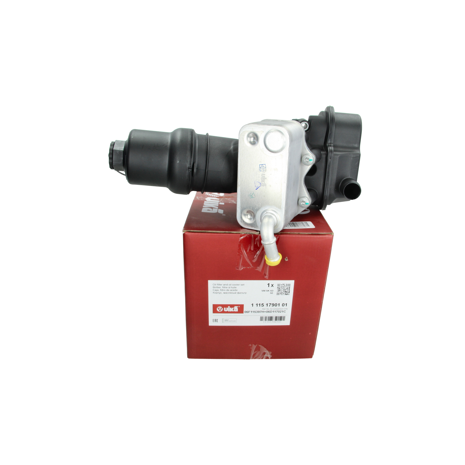 Oliekøler Sæt Gør VW Audi 06F115397H 11151790101 Vika main product photo