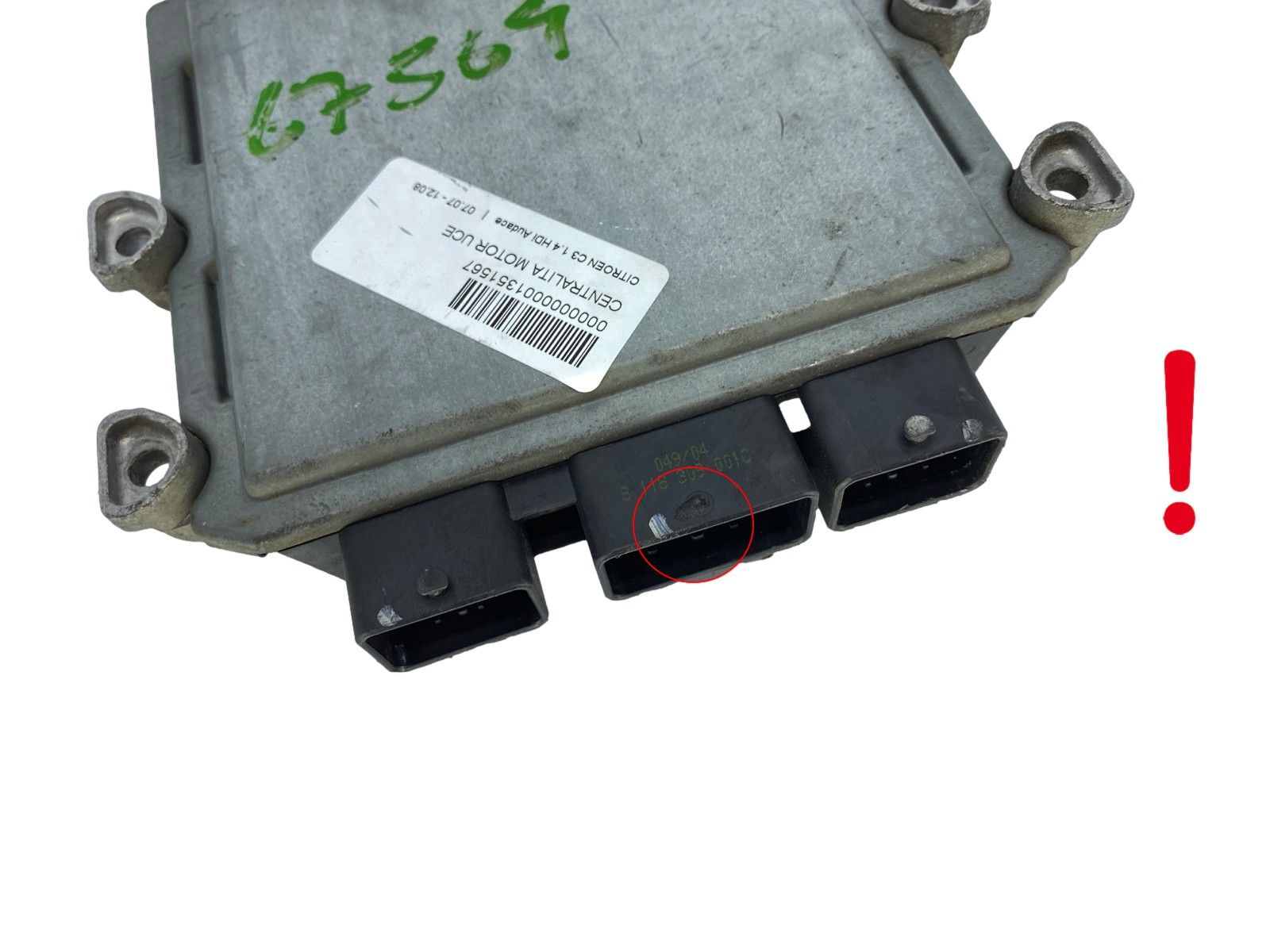 Styreenhed 9653447480 9648624280 5WS40110C-T PSA Siemens 60598 main product photo