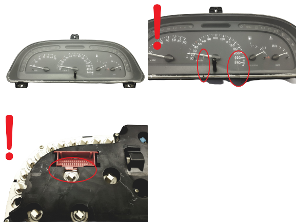 Speedometer Renault Laguna 1 7700416806 C 50813 main product photo