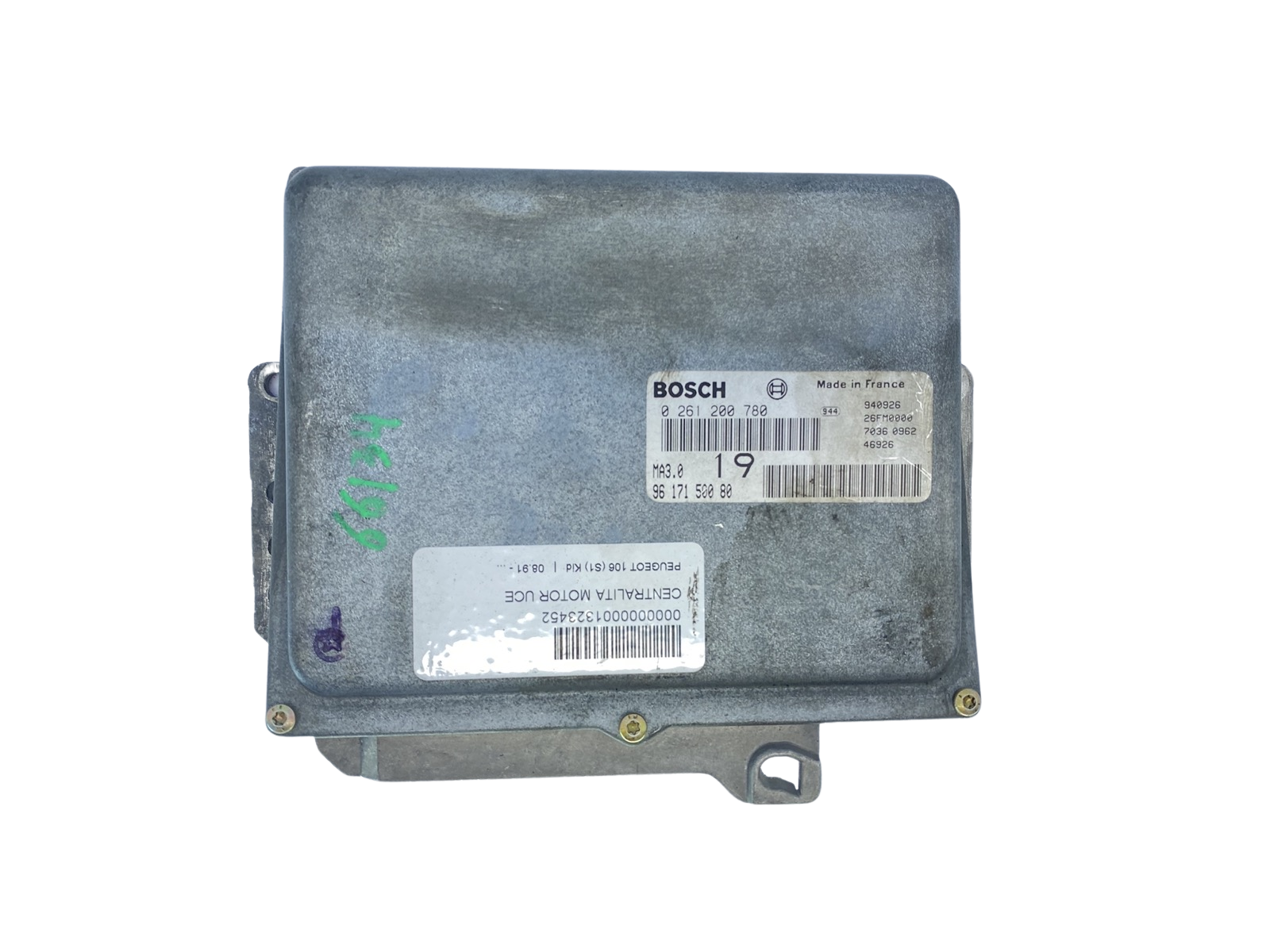 Styreenhed 0261200780 9617150080 PSA Bosch 63650 main product photo