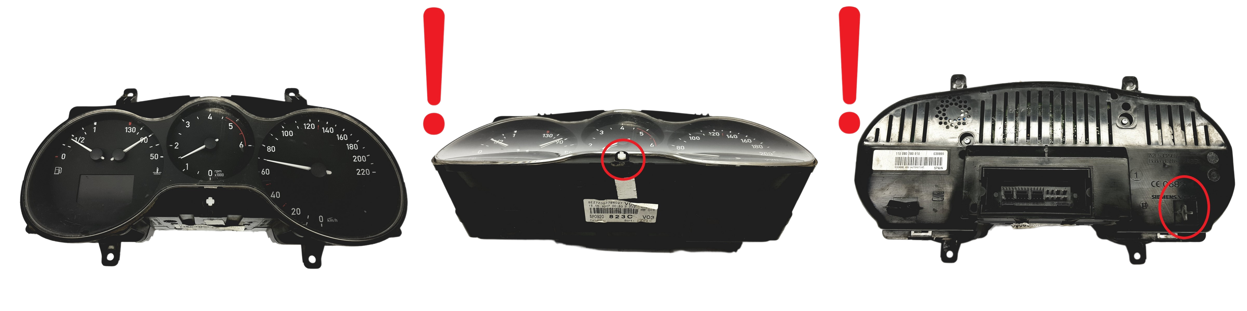 Speedometer Seat Altea 5P0920823C 110080280010 59394 main product photo