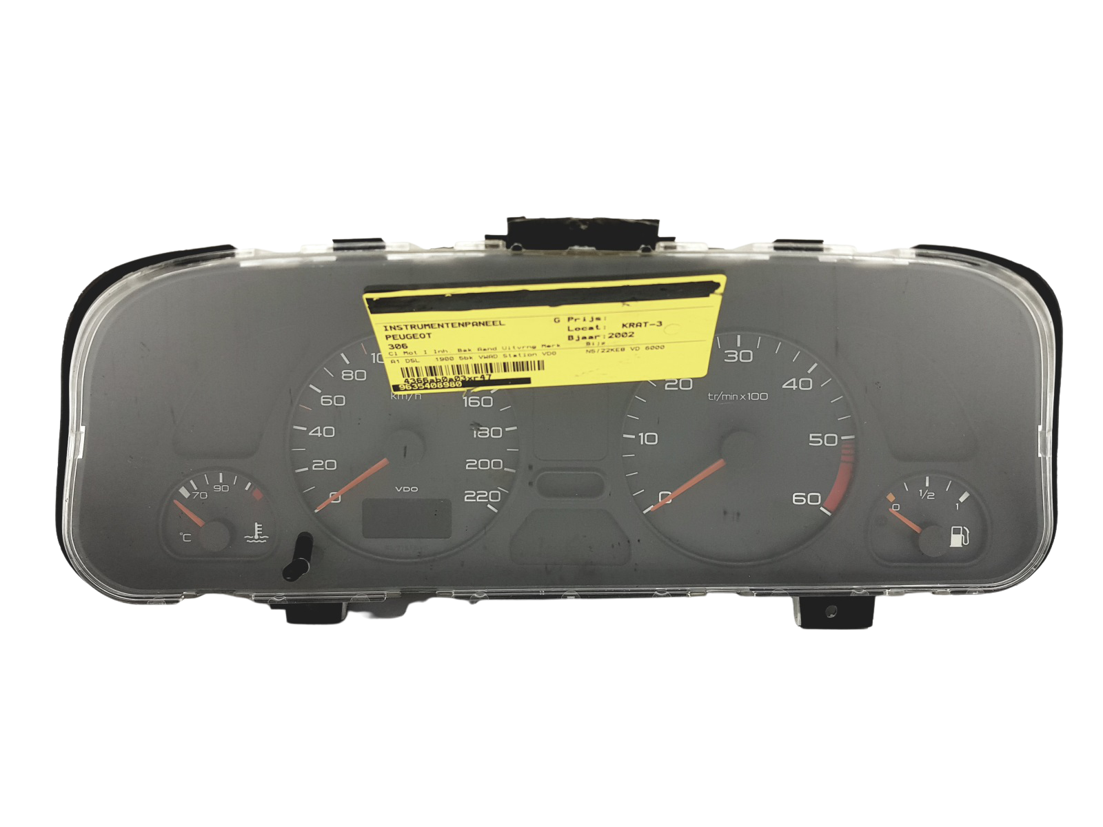 Speedometer Peugeot 306 9635408980 110008808070 44953 main product photo