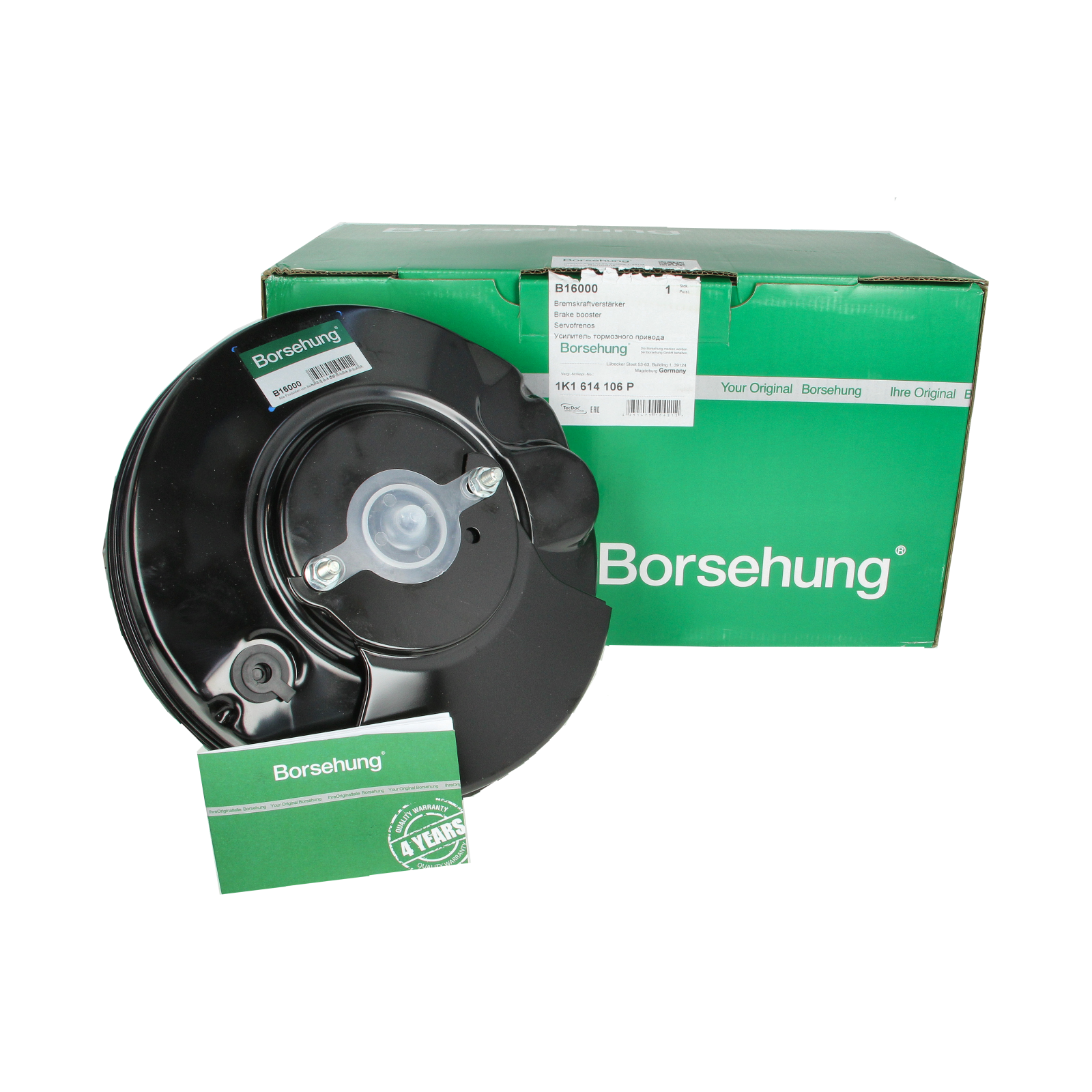 Bremseservo Gør VW Audi Skoda 1K1614106P B16000 Borsehung main product photo