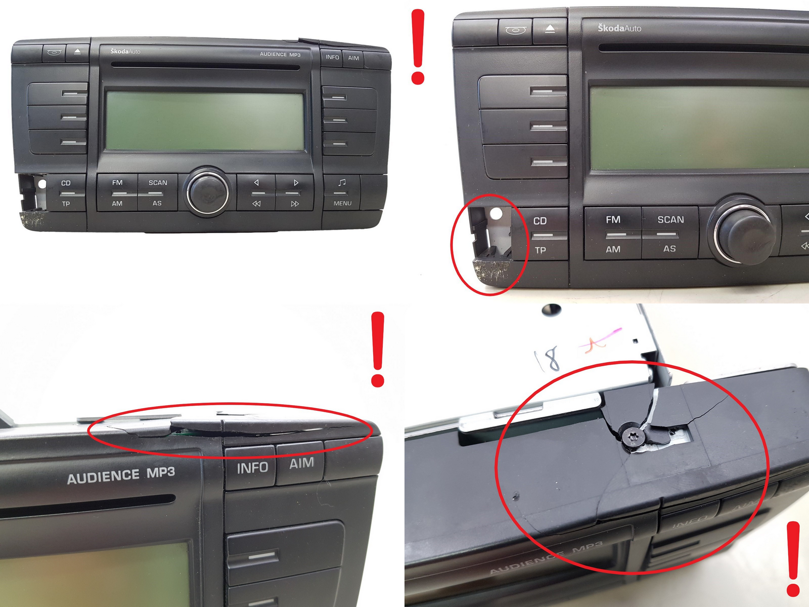 Radio CD-afspiller Skoda Octavia 2 1Z0035156C Audience MP3 main product photo