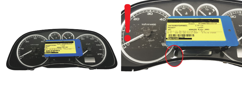 Speedometer Peugeot 307 9646742480 0R00 Sagem 49355 main product photo