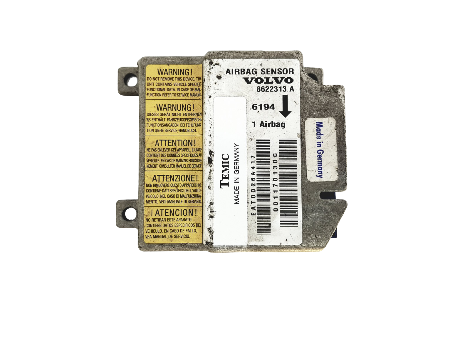 Styreenhed modul 8622313A 001170130C Volvo Temic main product photo