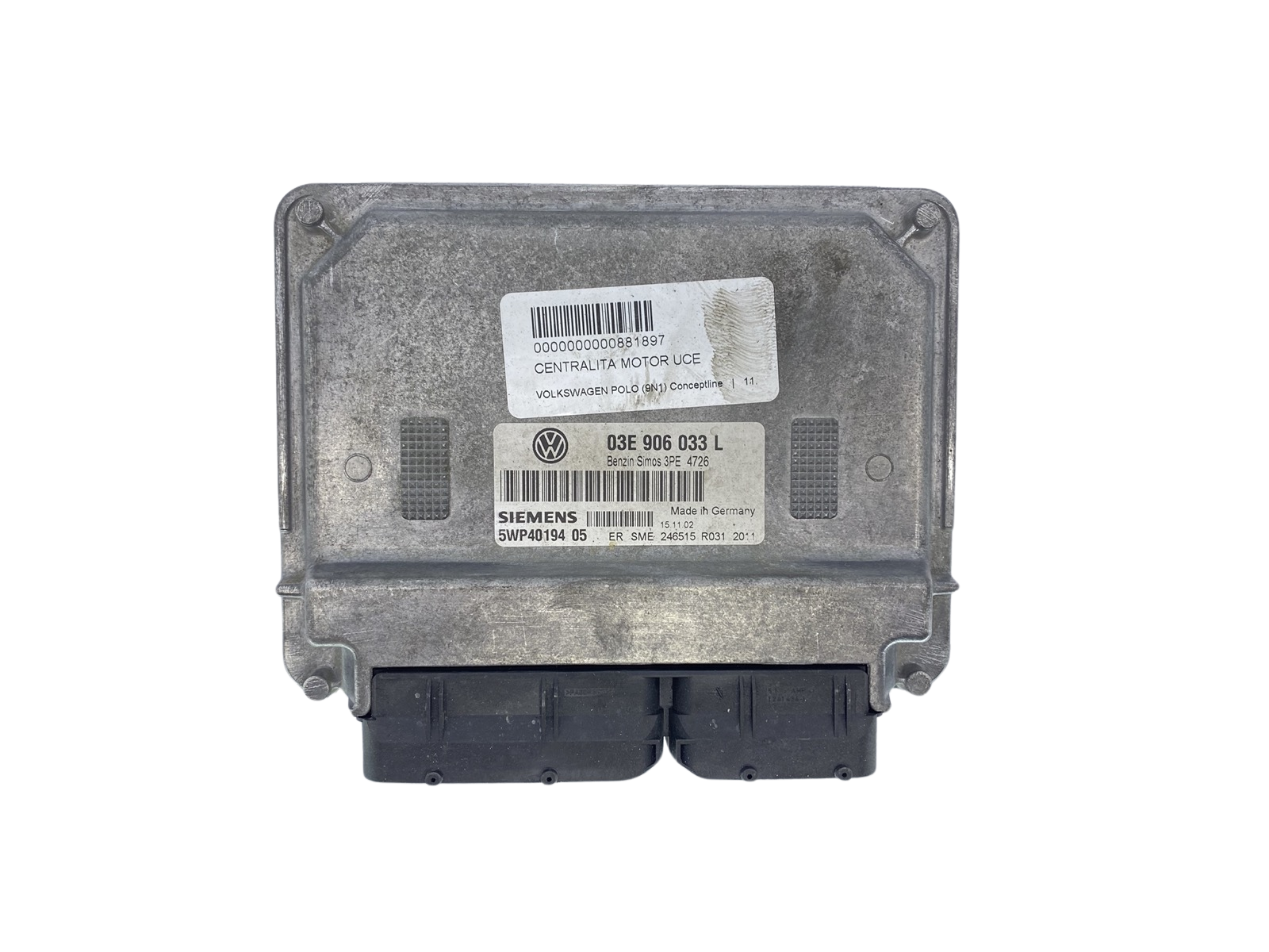 Styreenhed 03E906033L 5WP40194 05 VW Siemens 63475 main product photo