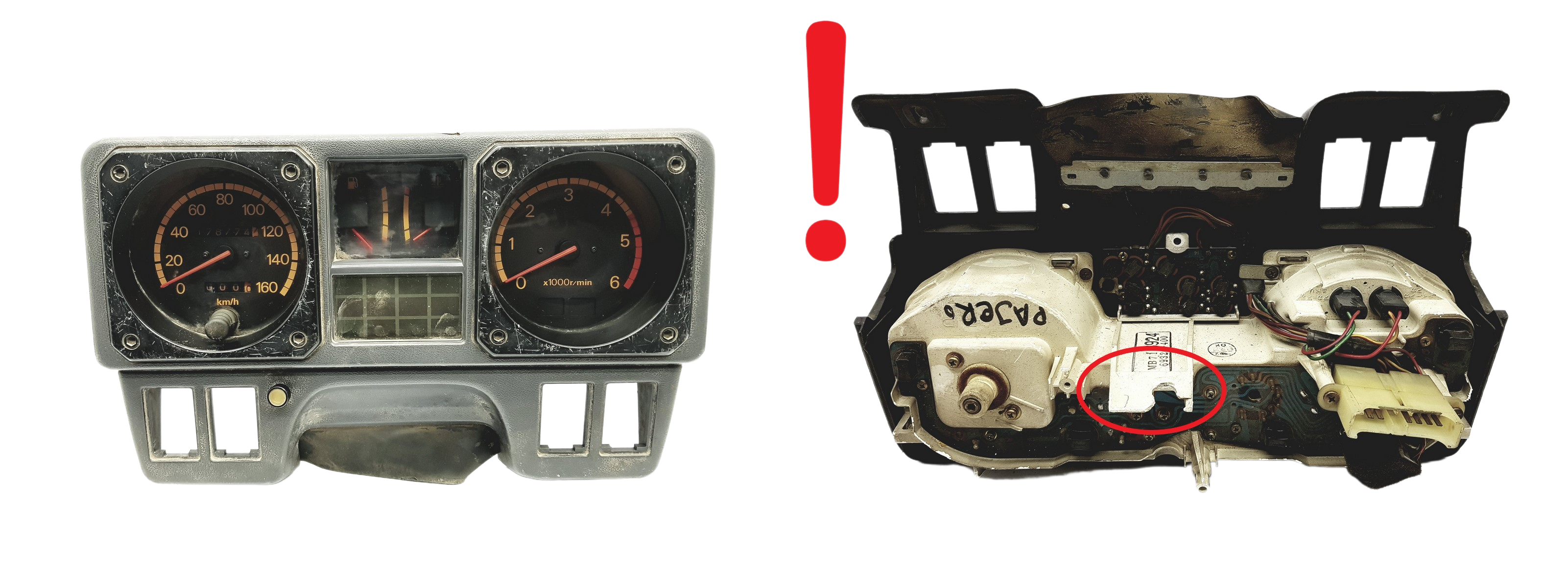 Omdrejningstæller Mitsubishi Pajero MB716924 69326-400 59391 main product photo