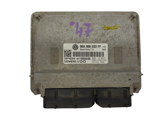 ECU Motorstyreenhed Seat 06A906033FF 5WP40329 Siemens VDO main product photo