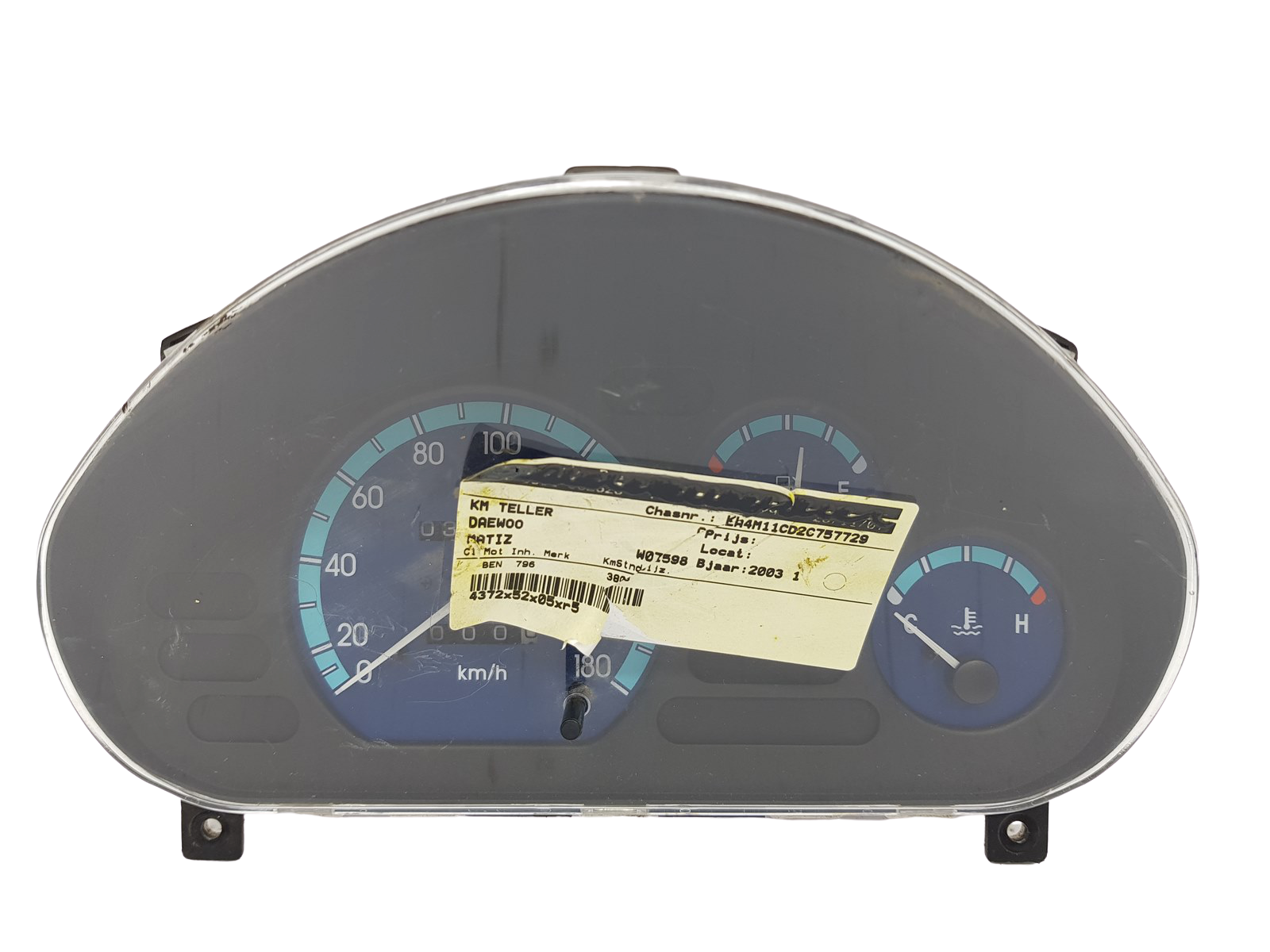Speedometer Daewoo Matiz 96566387 25745 main product photo