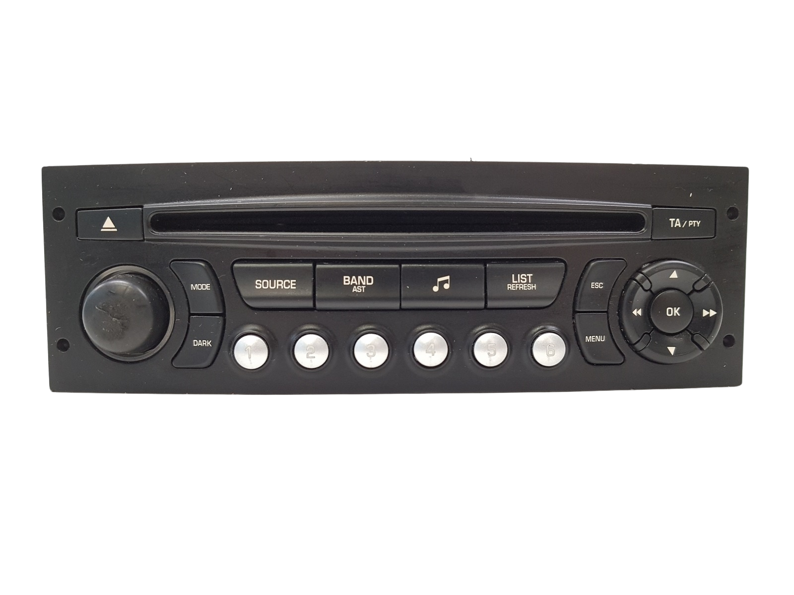 Radio CD-afspiller Citroen Peugeot 96766518XT PSARCD441-72 main product photo