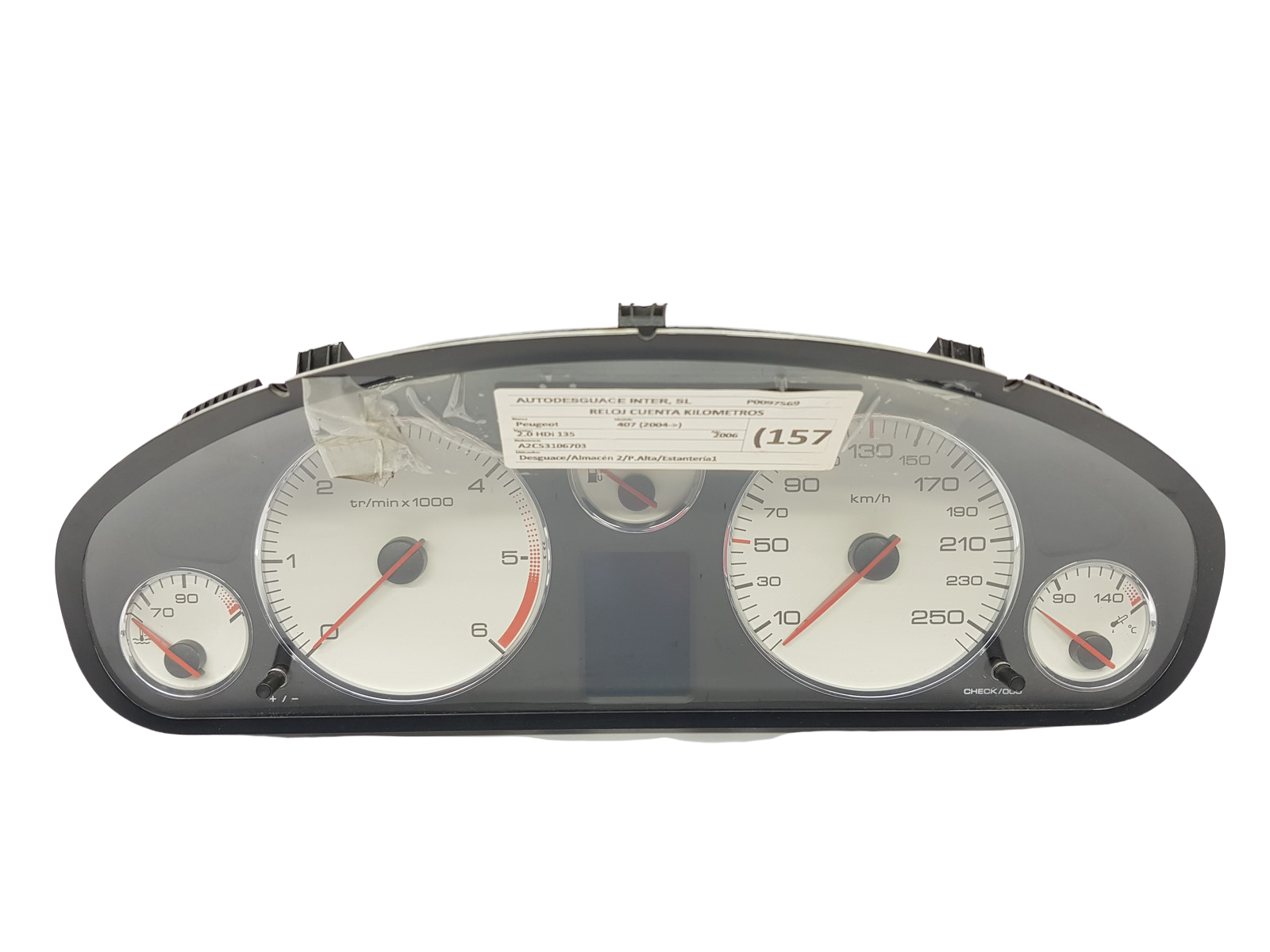 Omdrejningstæller Peugeot 407 9658138580 A2C53106703 26990 main product photo