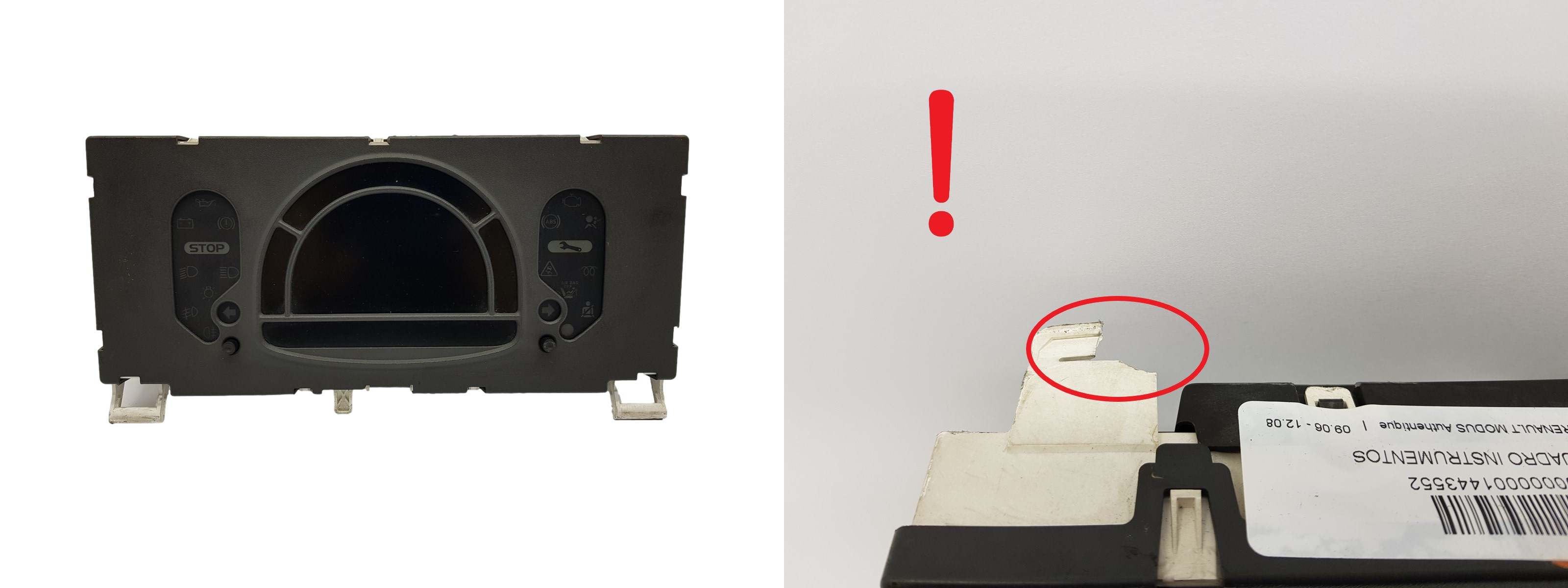 Omdrejningstæller Renault Modus P8200495308-F 1989 main product photo
