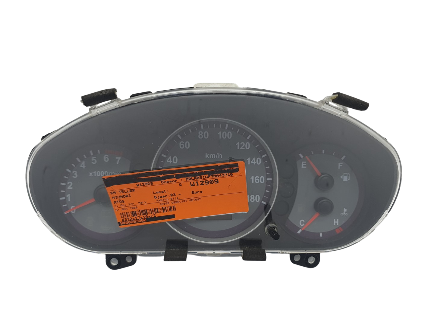 Speedometer Hyundai Atos 94006-05000 9400605000 60907 main product photo