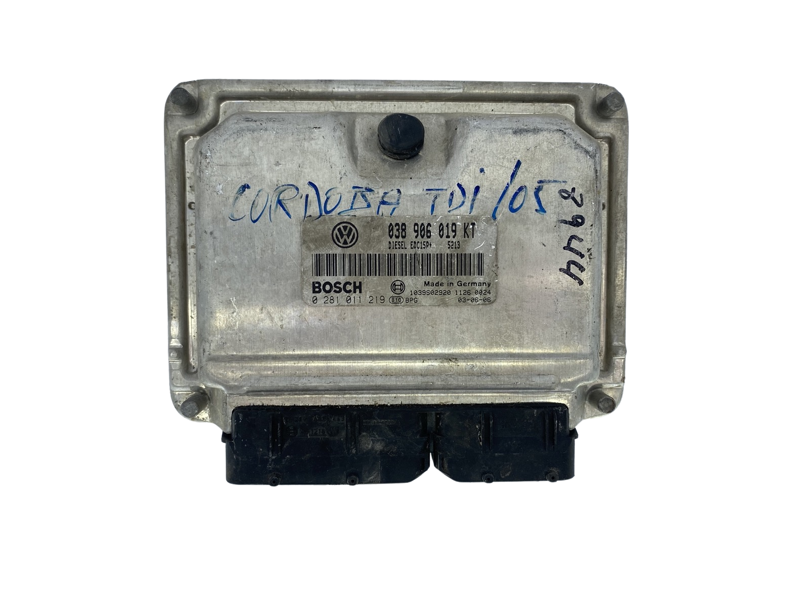 Styreenhed Seat Skoda 038906019KT 0281011219 Bosch 52023 main product photo