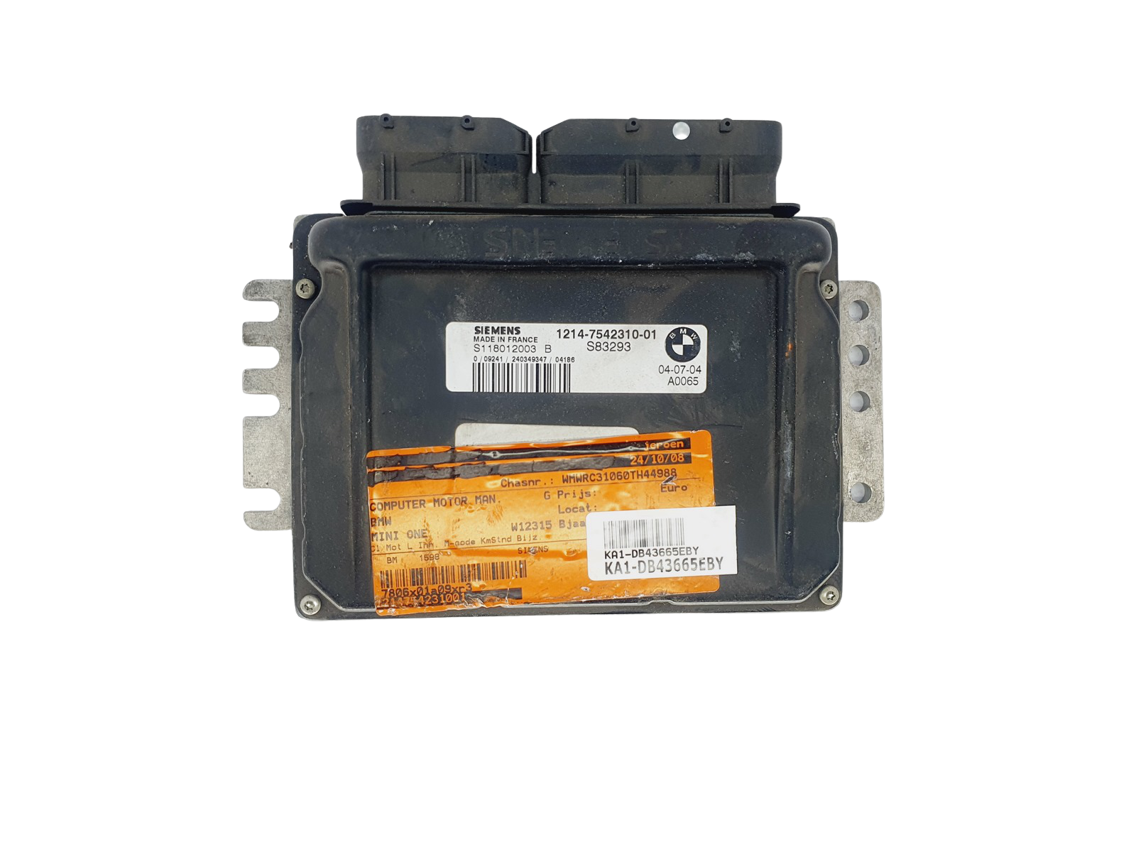 ECU Motorstyreenhed 1214-7542310-01 S118012003B Mini 43665 main product photo