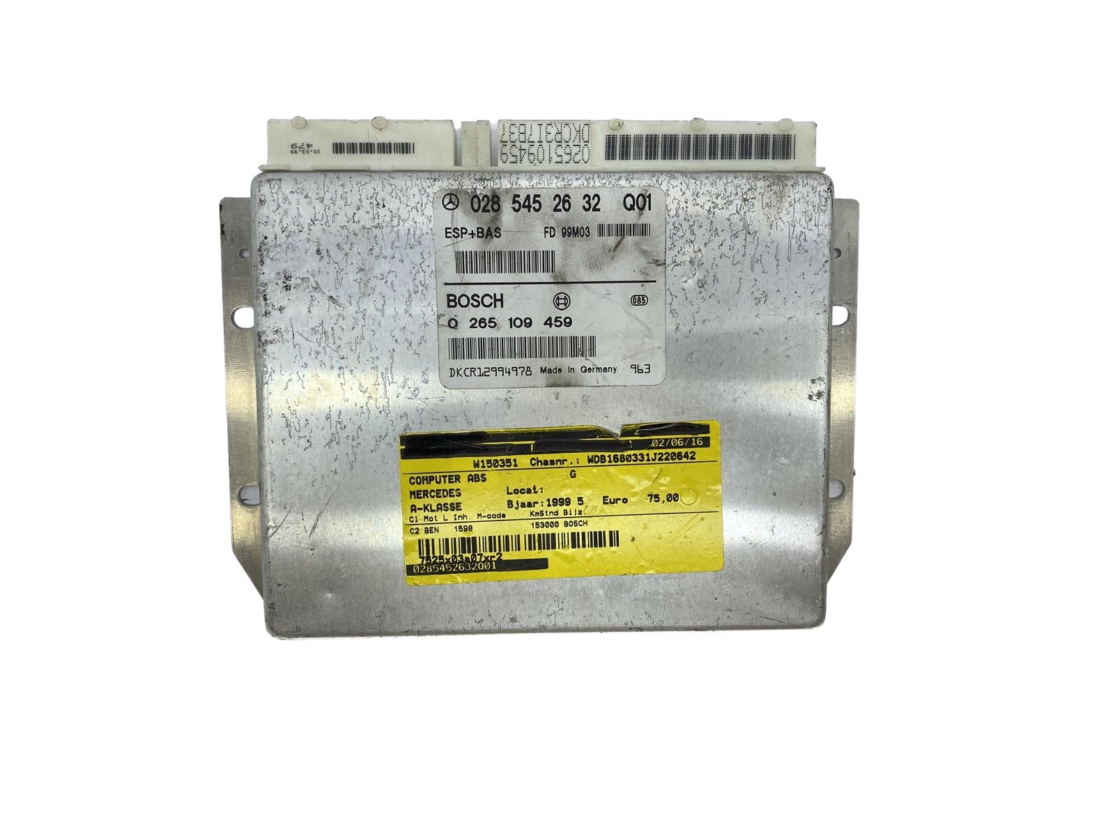 Styreenhed ESP 0285452632 Q01 0265109459 Mercedes Bosch 57311 main product photo