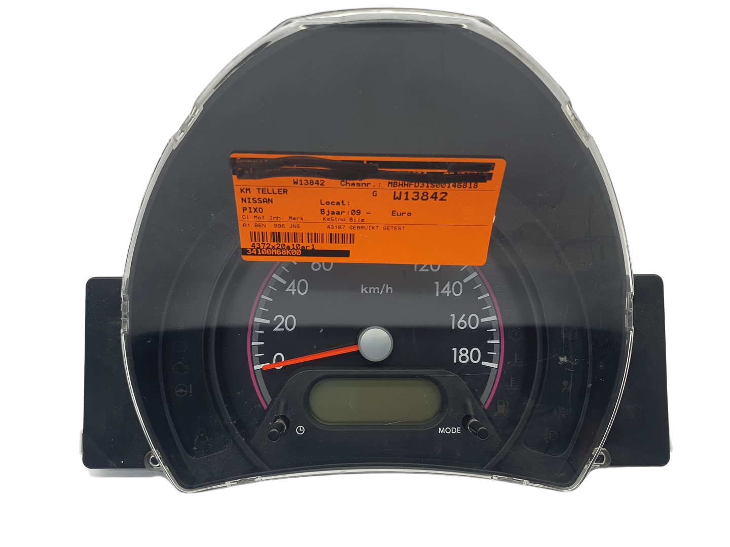 Speedometer Nissan Pixo Suzuki Alto 34100M68K00 60910 main product photo