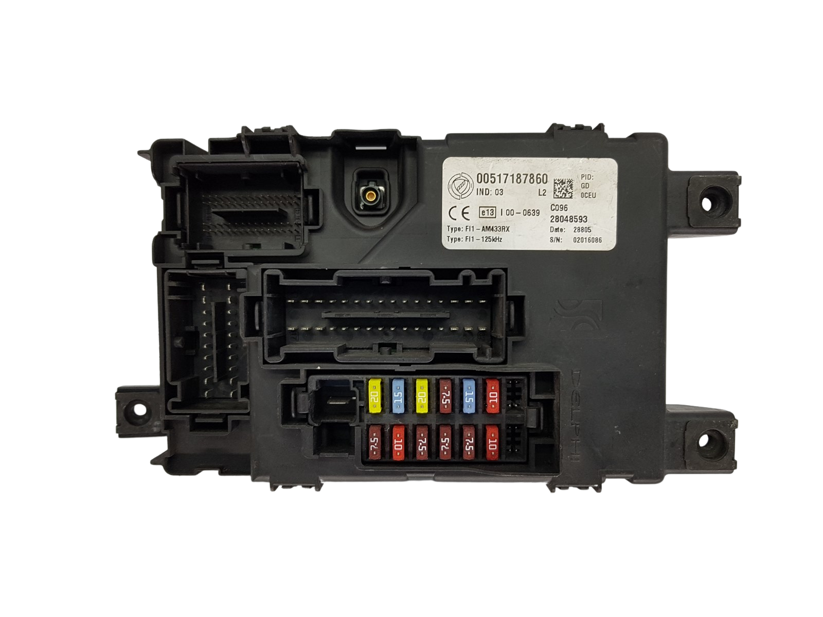 Sikringsboks Fiat 00517187860 28048593 Delphi main product photo