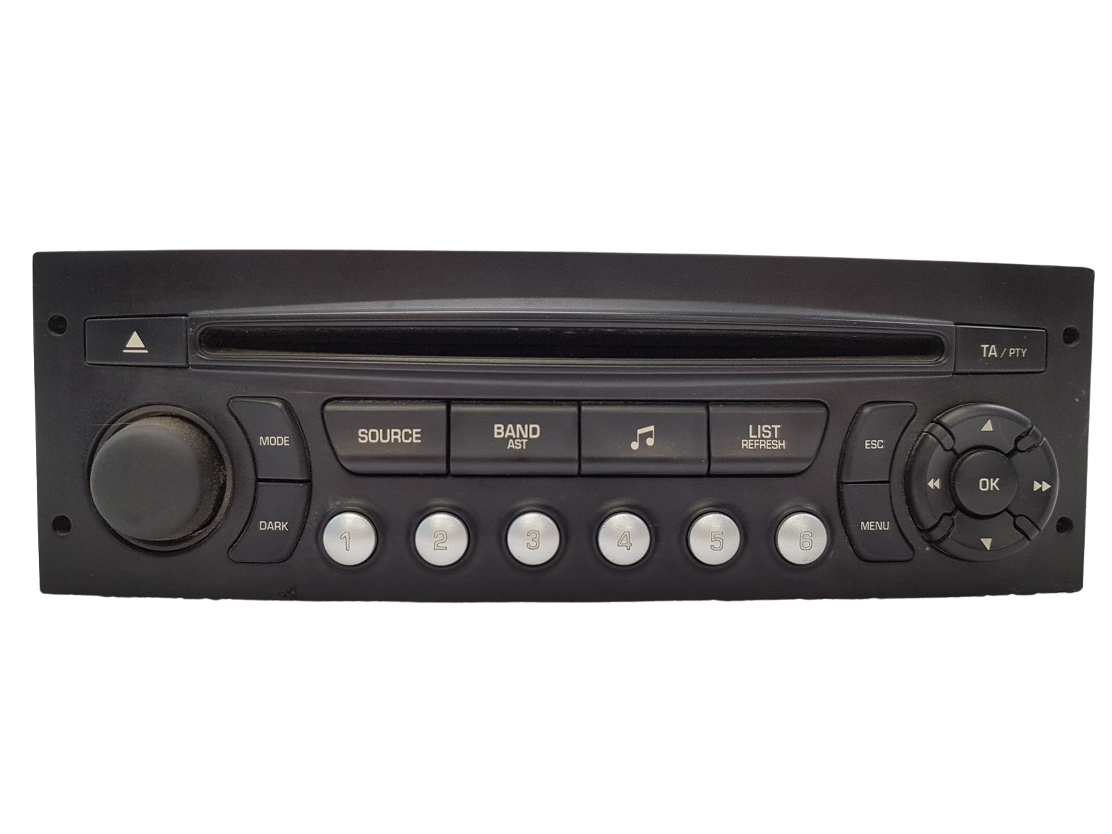 Radio CD-afspiller Citroen Peugeot 96639628XT PSARCD411-53 VDO main product photo