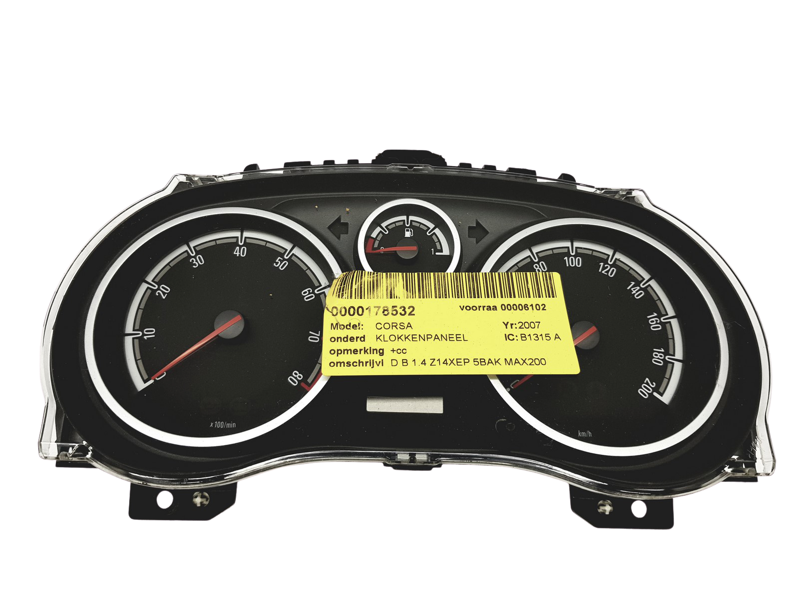 Omdrejningstæller Opel Corsa D P0013264267 28120245-3 31298 main product photo