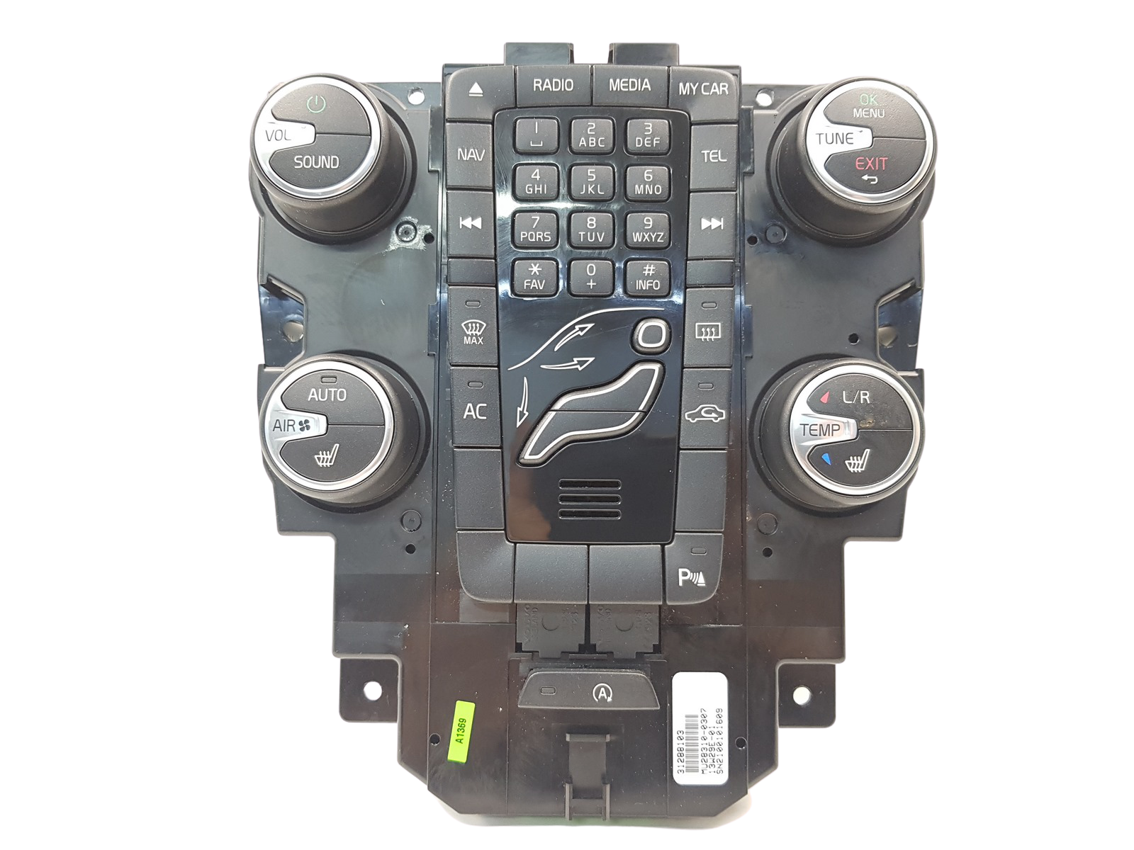 Varmestyreenhed AC Radio Volvo V40 31288103 main product photo