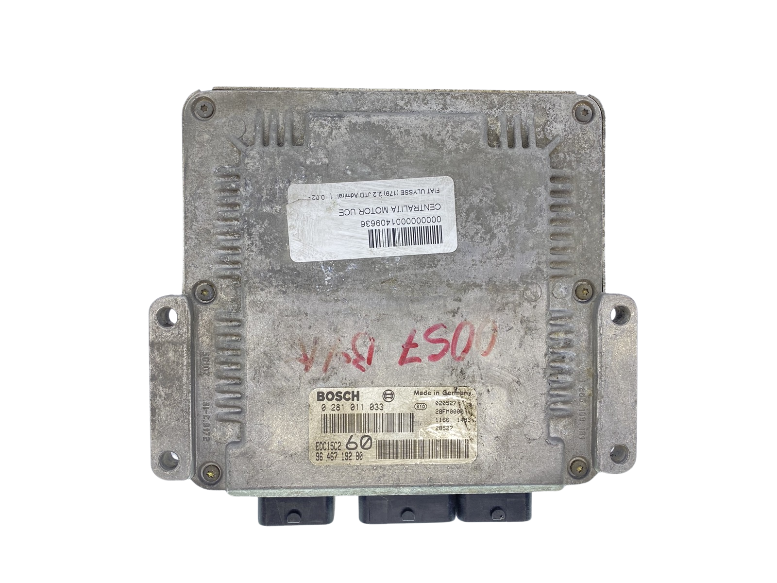 Styreenhed 0281011033 9646719280 28FM0000 PSA Lancia Bosch 63490 main product photo