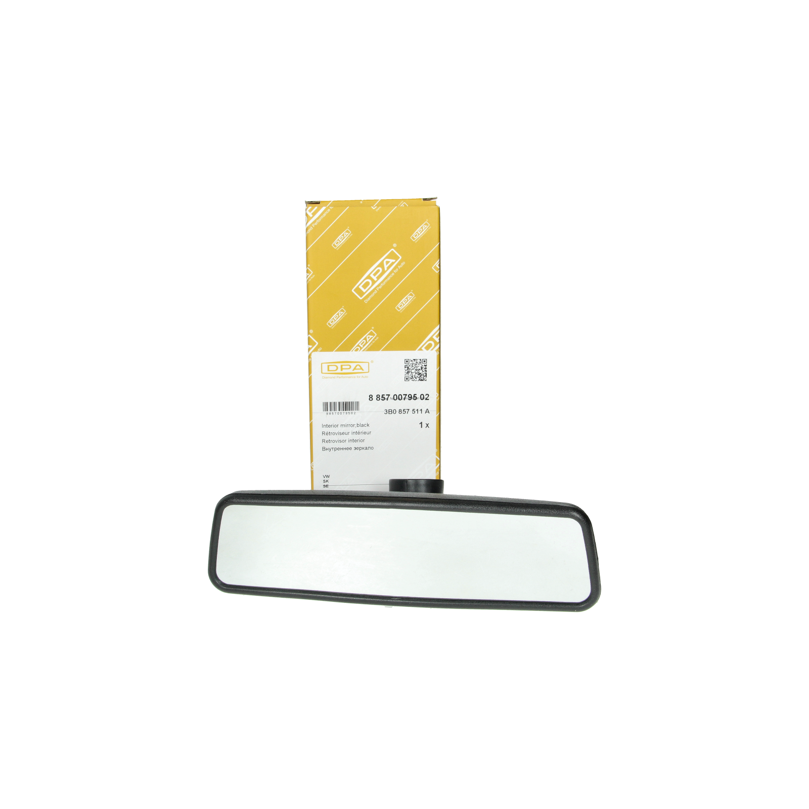 Indvendigt Spejl Gør VW Seat Skoda 3B0857511A 88570079502 DPA main product photo