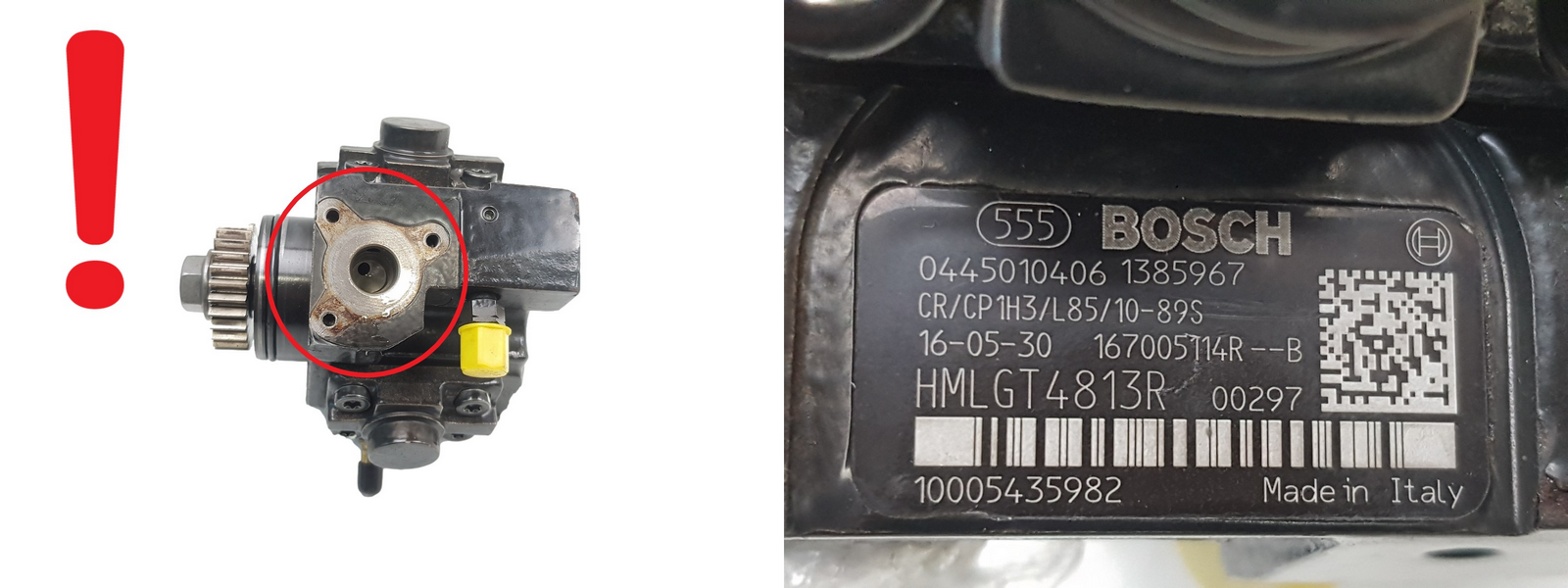 Indsprøjtningspumpe 0445010406 167005114R 1.6 DCI Opel Nissan Renault main product photo