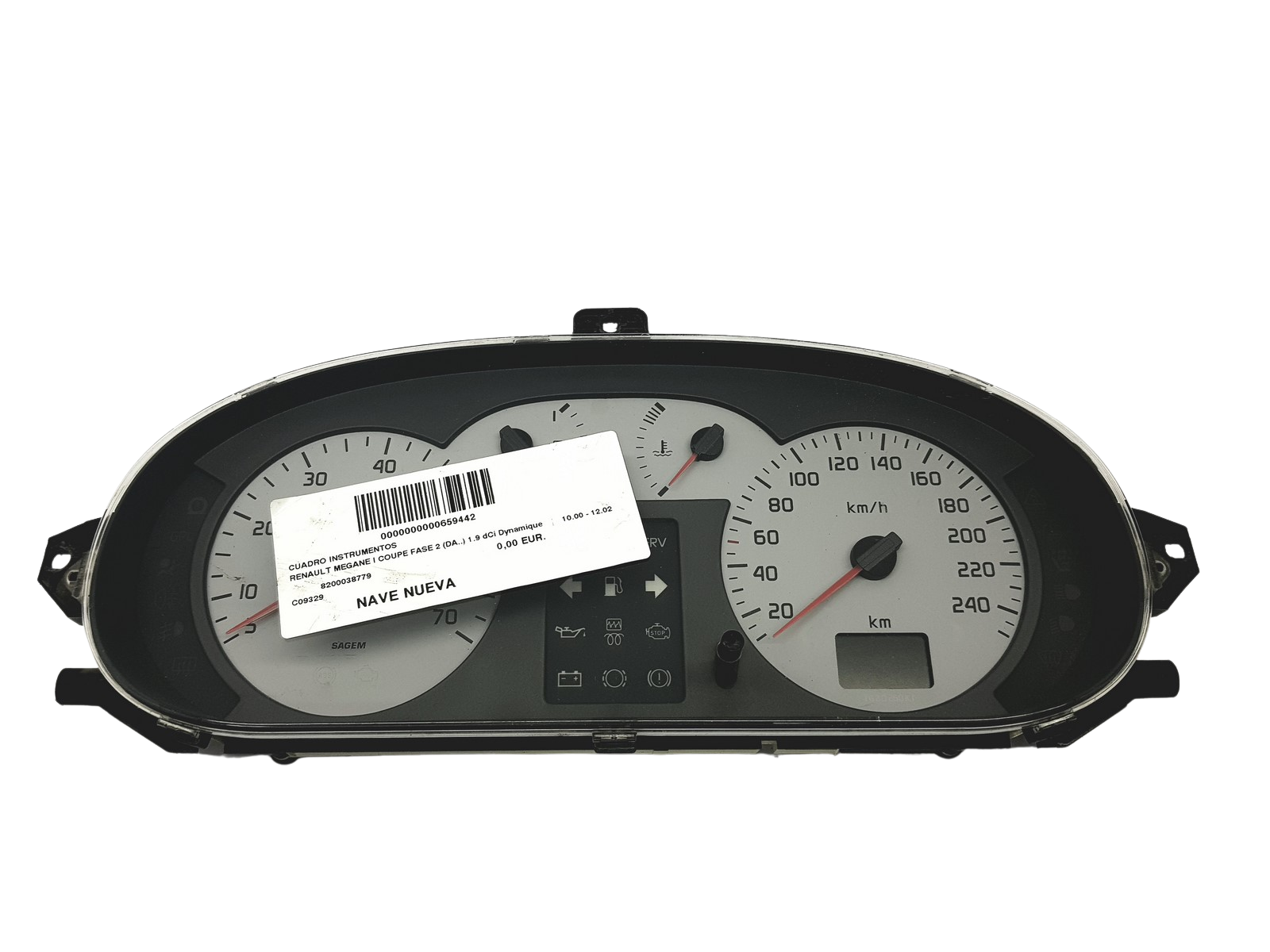 Omdrejningstæller Renault Megane 1 8200038779 55374 main product photo