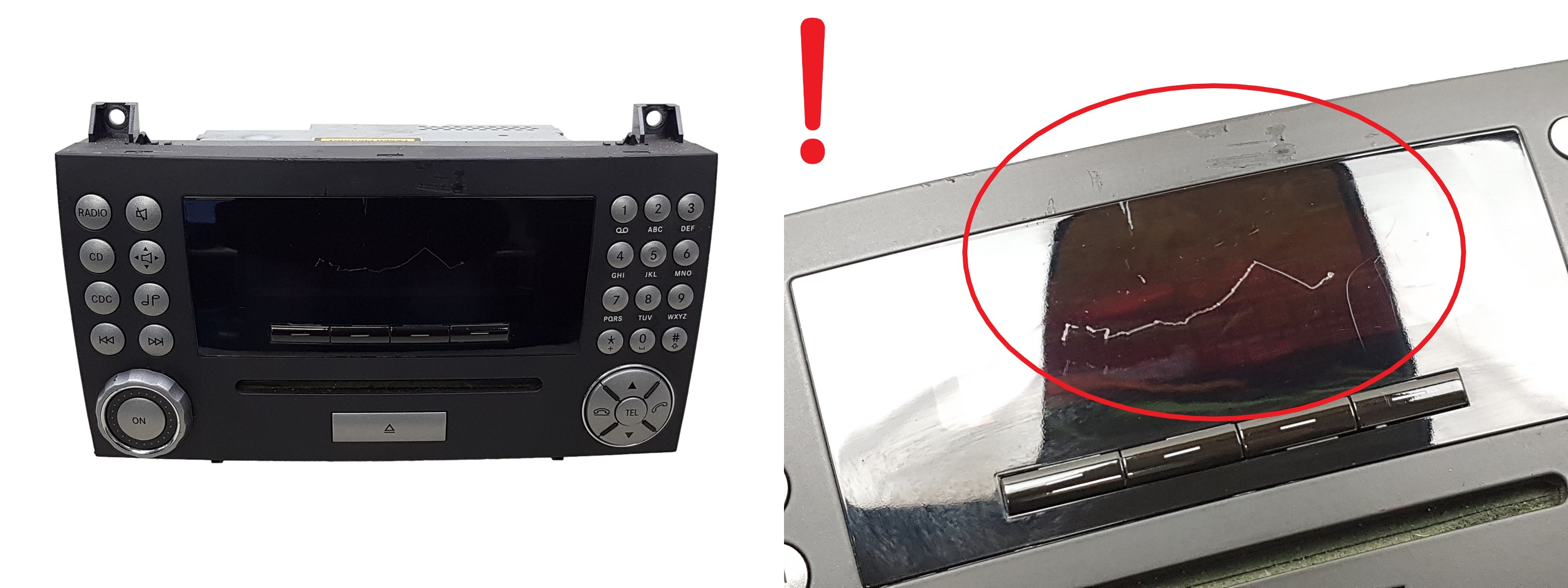 Radio CD-afspiller Mercedes-Benz SLK A1718200586 MF2420 main product photo
