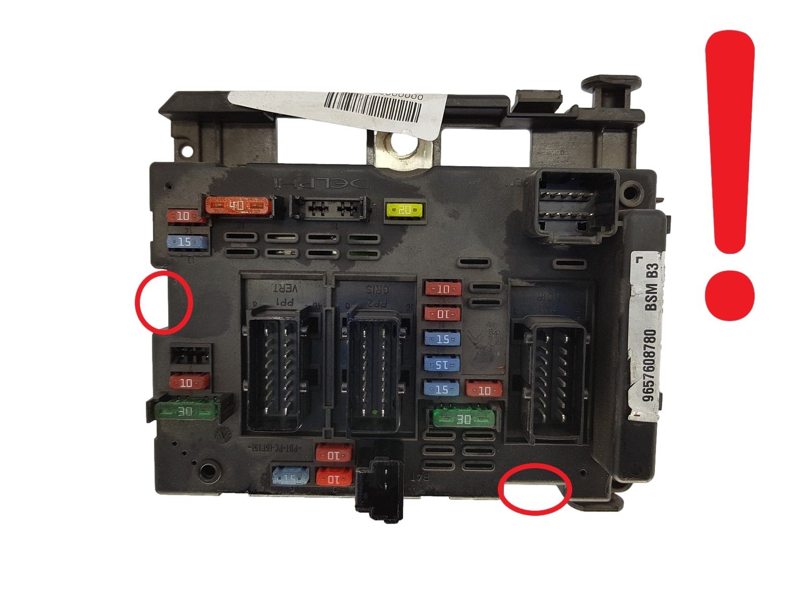 Styreenhed BSM B3 9657608780 PSA Delphi 1218 main product photo