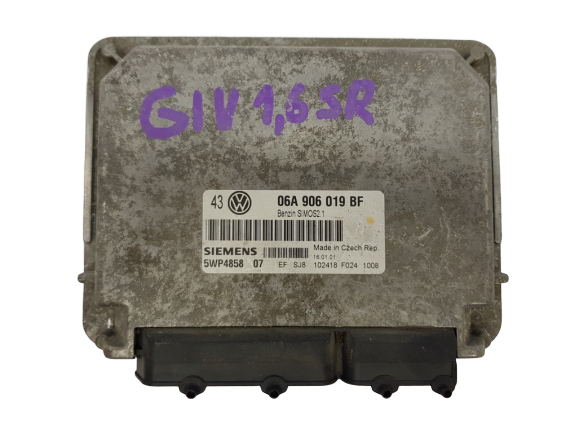 ECU Motorstyreenhed VW 06A906019BF 5WP4858 Siemens main product photo
