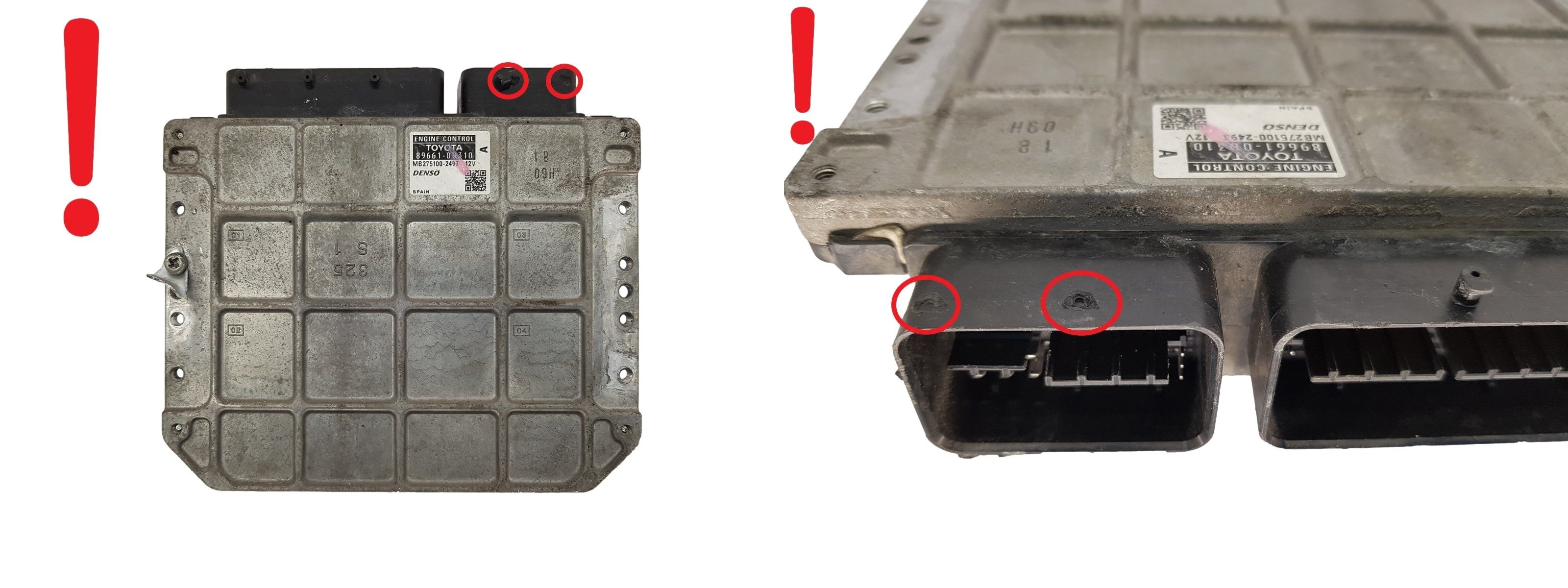 Styreenhed 89661-0D310 MB275100-2493 Toyota Denso 3359 main product photo