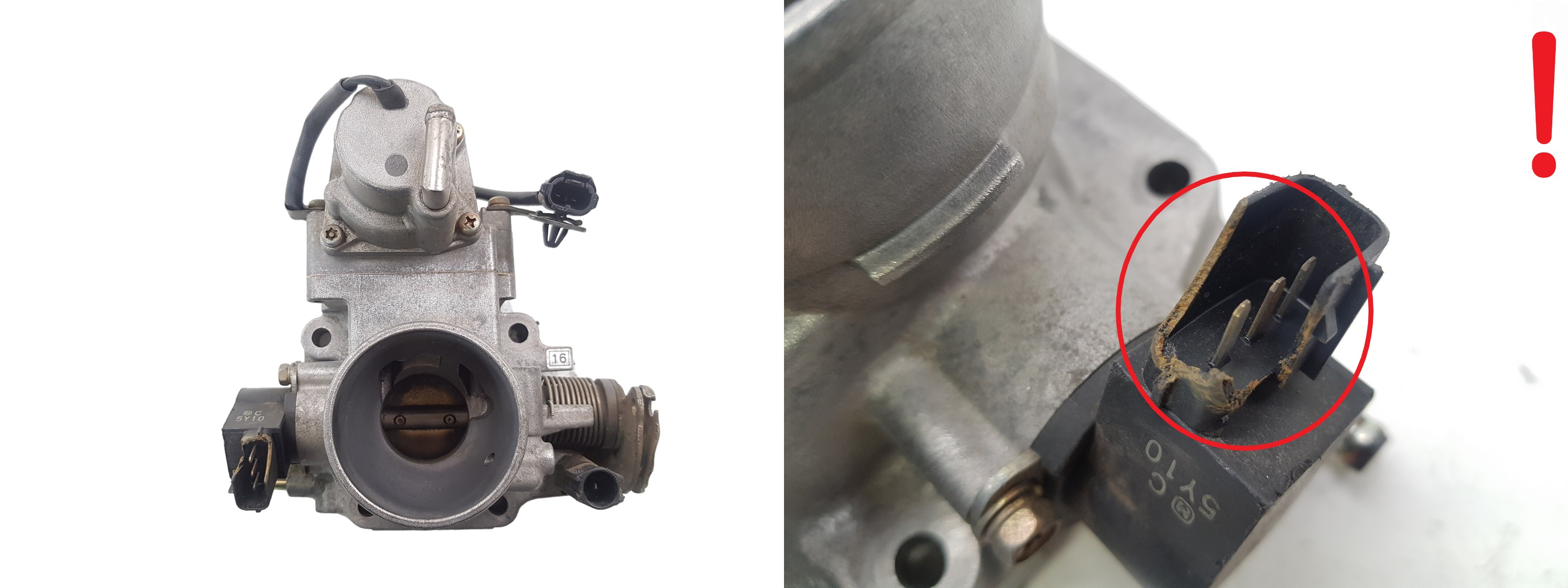 Spjældhusventil Mazda 626 E0T13471 main product photo