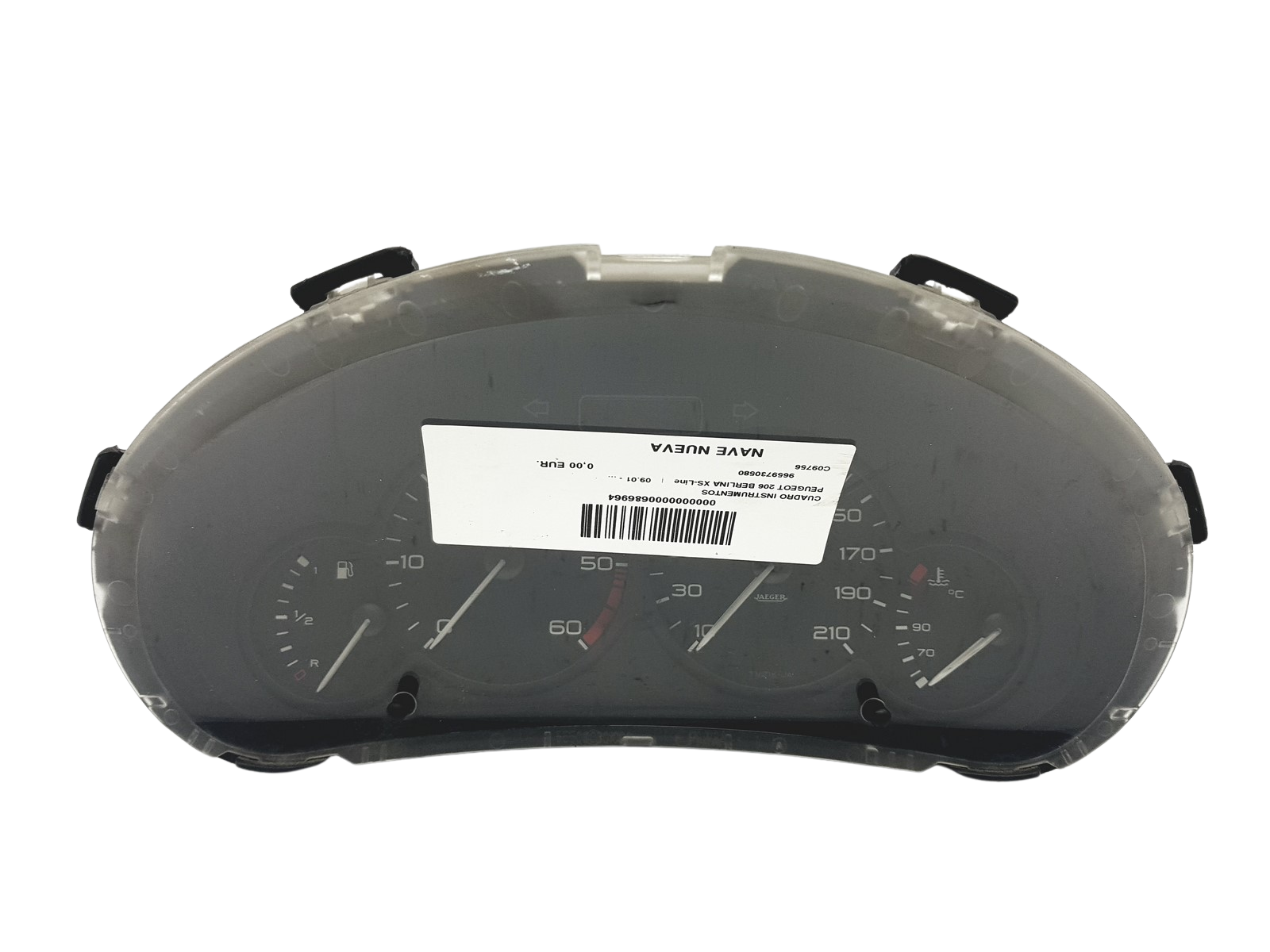 Speedometer Peugeot 206 9659730580 000501701 55287 main product photo