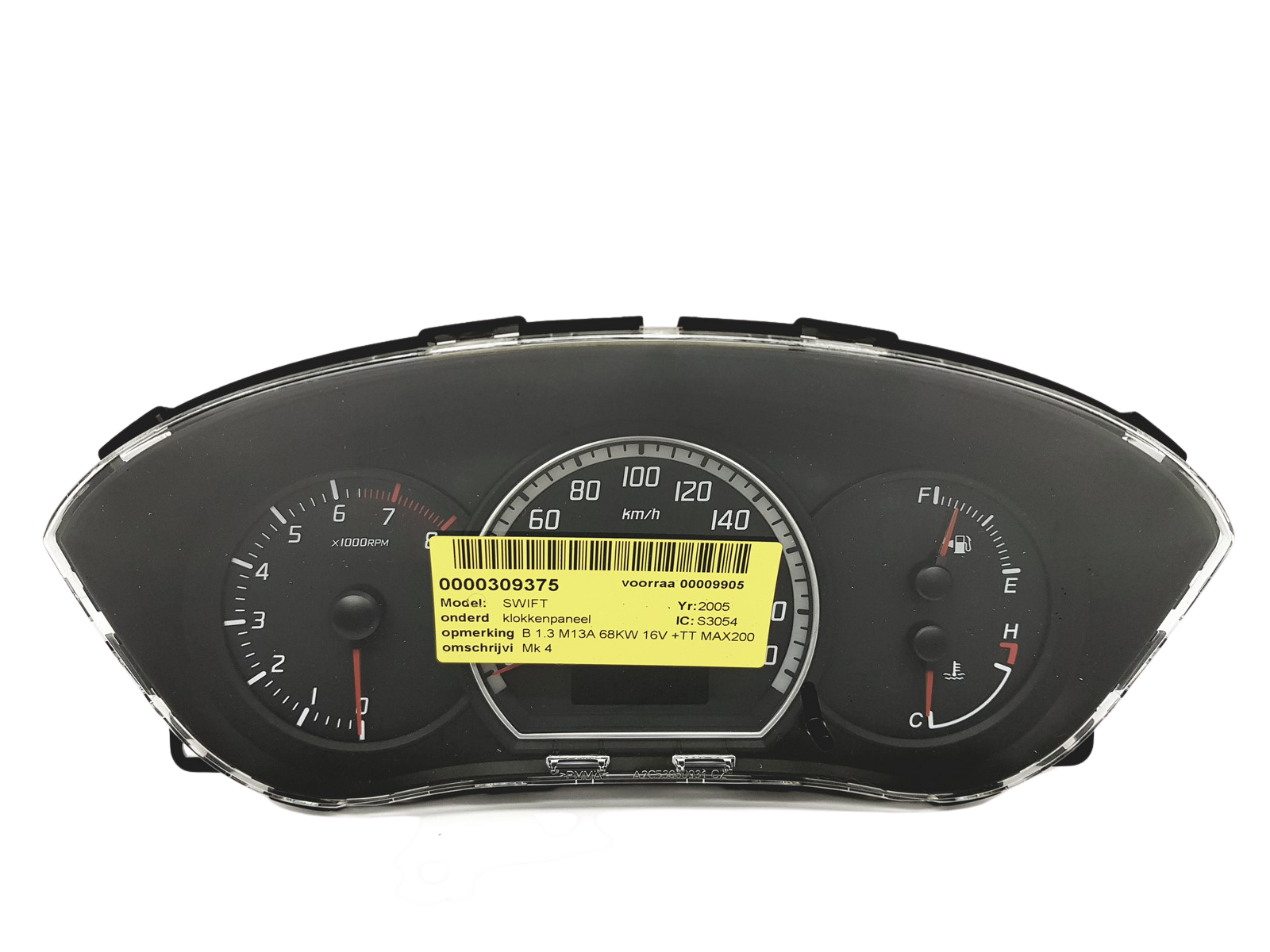 Omdrejningstæller Suzuki Swift 34100-62JA0 34100-62J0 31231 main product photo