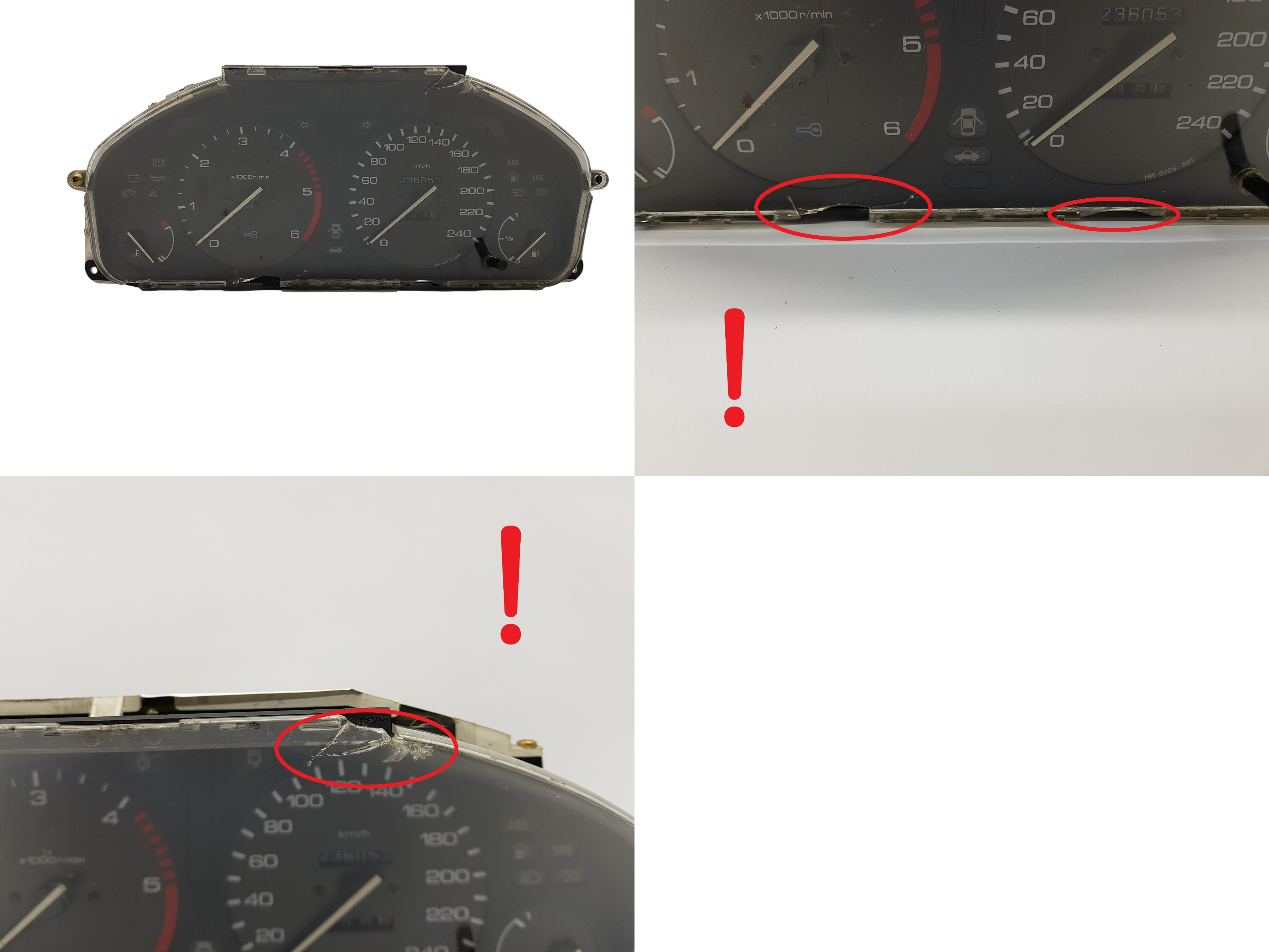 Omdrejningstæller Honda Accord HR0166103 2461 main product photo