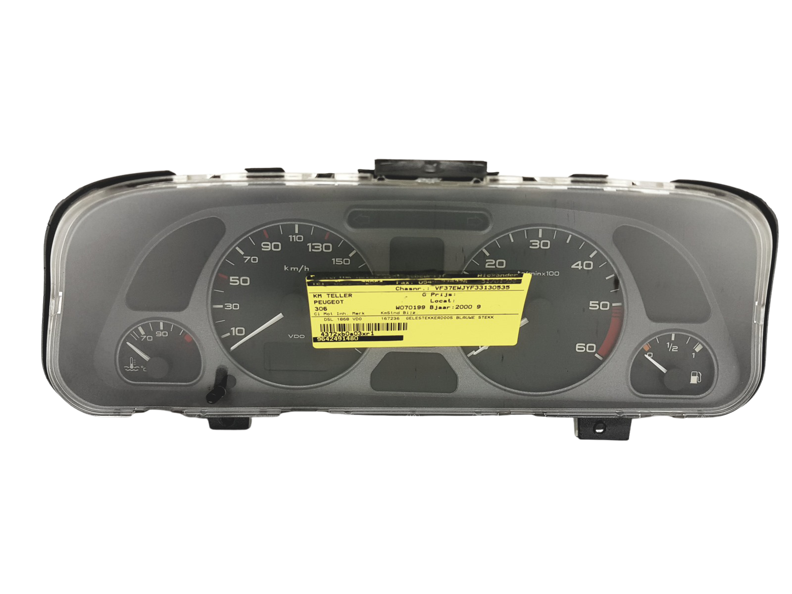 Speedometer Peugeot 306 9642491480 110008808180 46131 main product photo