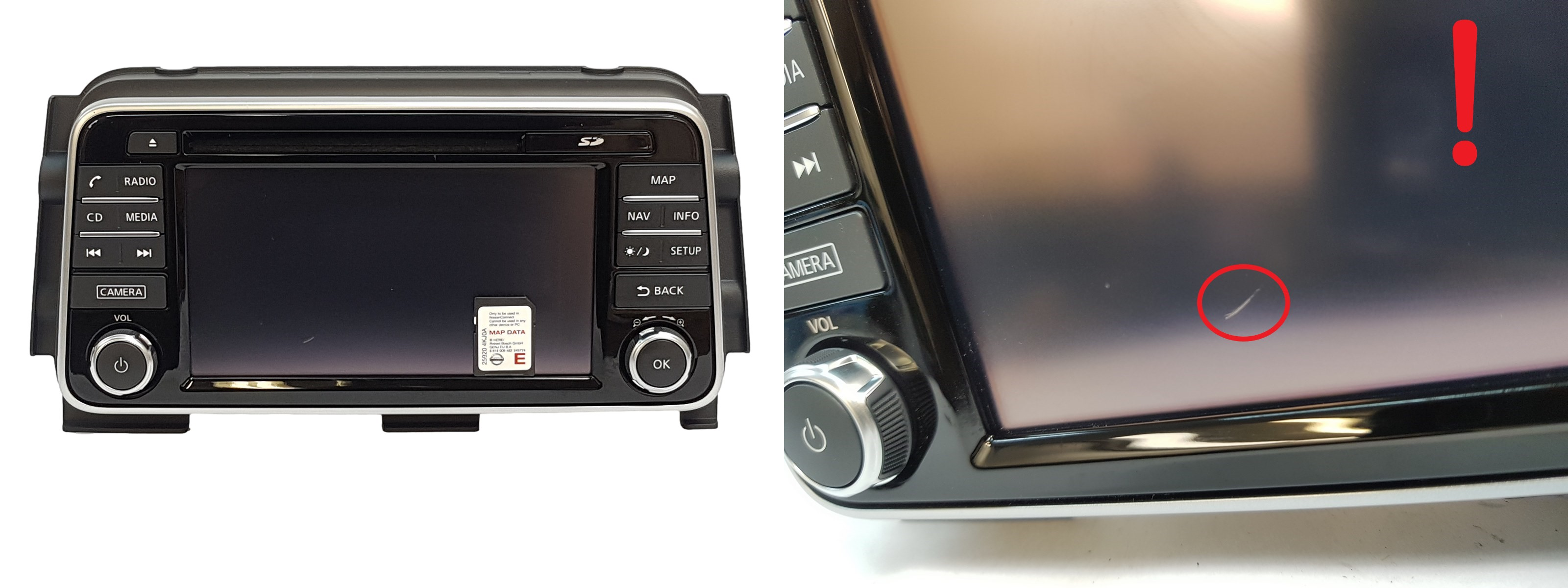Navigation Nissan Micra K14 259155FA0A 259204KJ0A 0km main product photo