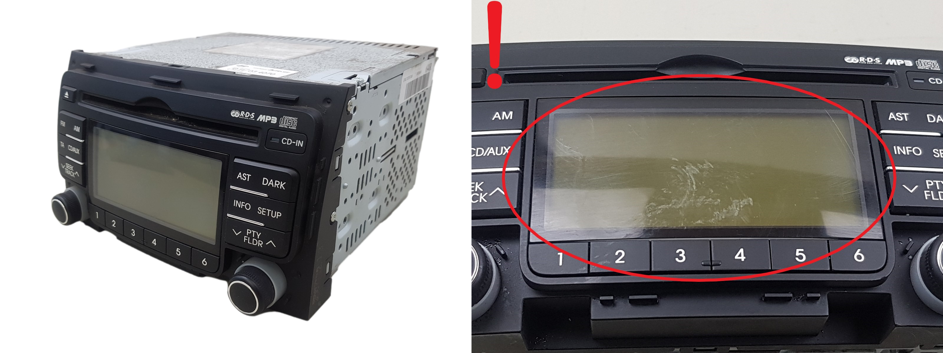 Radio Cd Mp3 Afspiller Hyundai I30 96160-2L200 A-200FDE 1230 main product photo