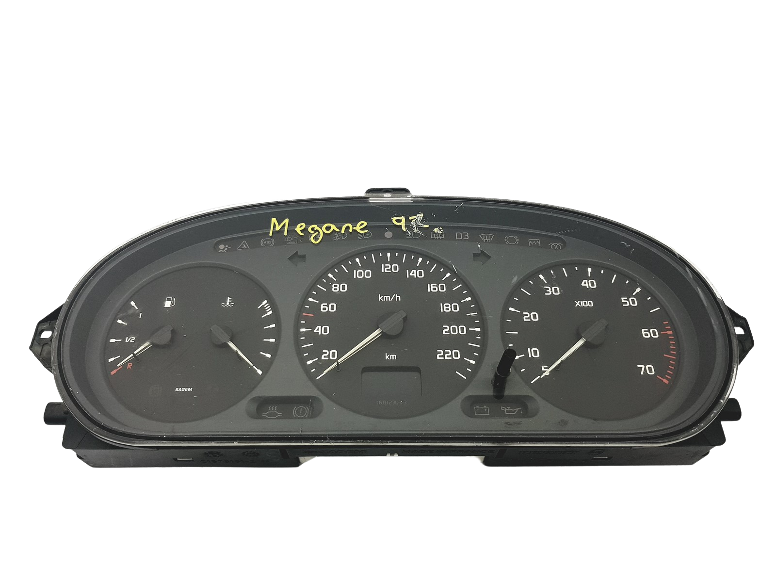 Omdrejningstæller Megane Scenic 21578161-2 21612792-4 57264 main product photo