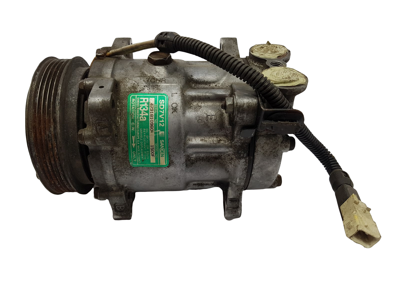 Aircondition Kompressor Citroen Peugeot SD7V12 1500F 6453N1 Sanden 7085 main product photo