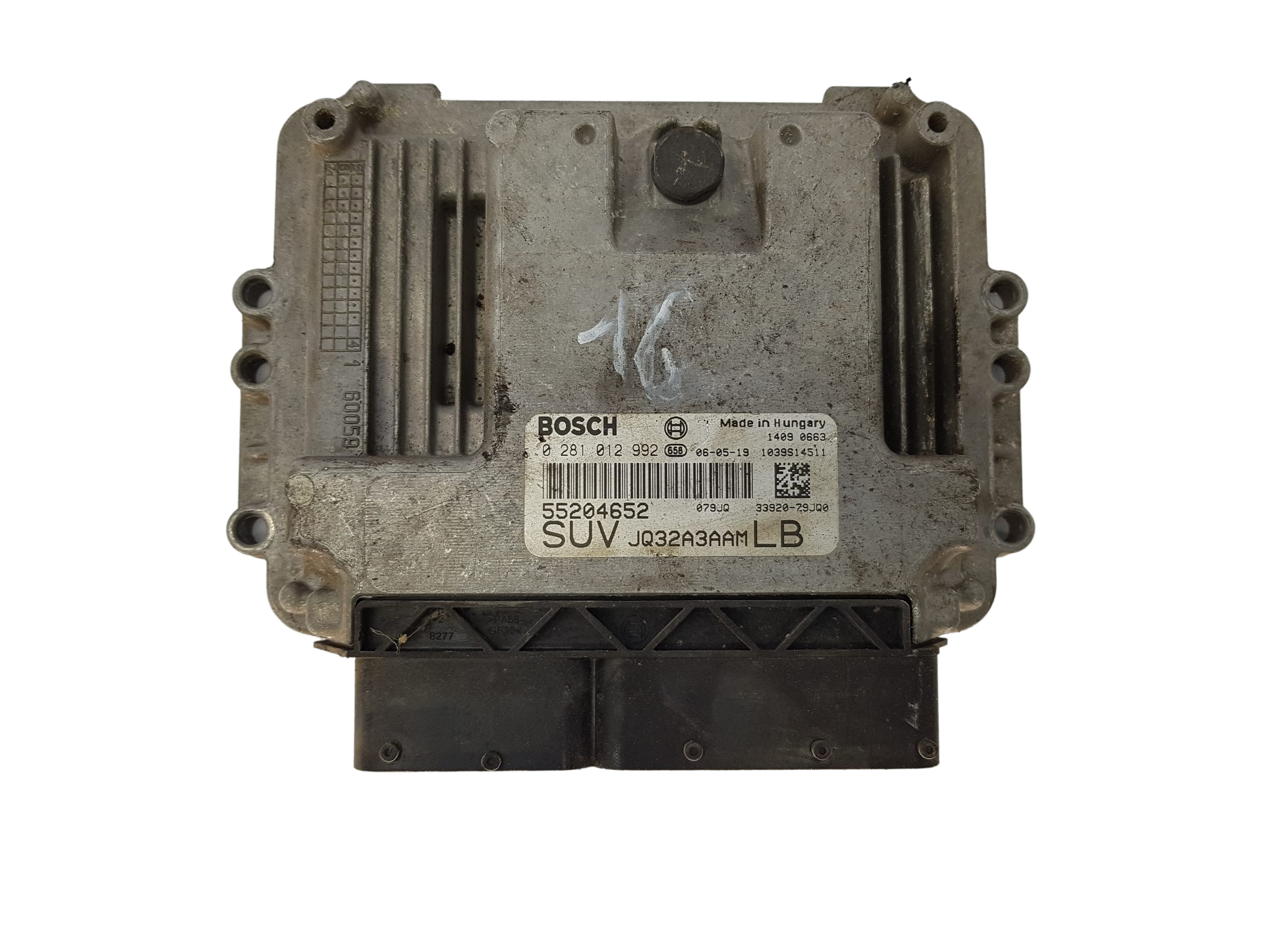 Styreenhed 0281012992 55204652 JQ32A3AAM Alfa Romeo Bosch 15386 main product photo