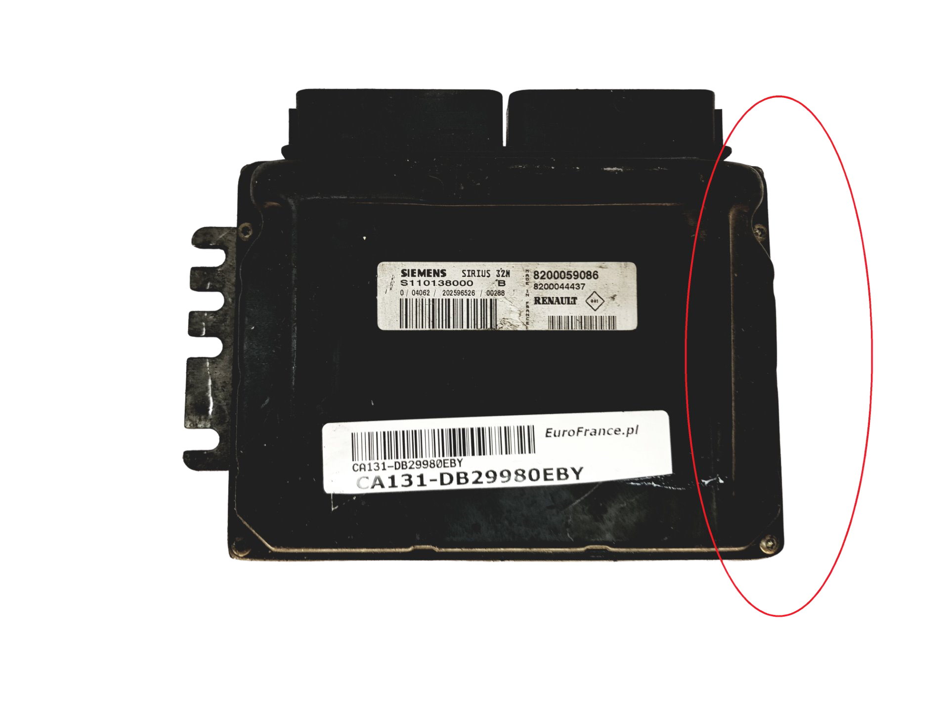 Styreenhed S110138000B 8200059086 8200044437 Renault Siemens 29980 main product photo