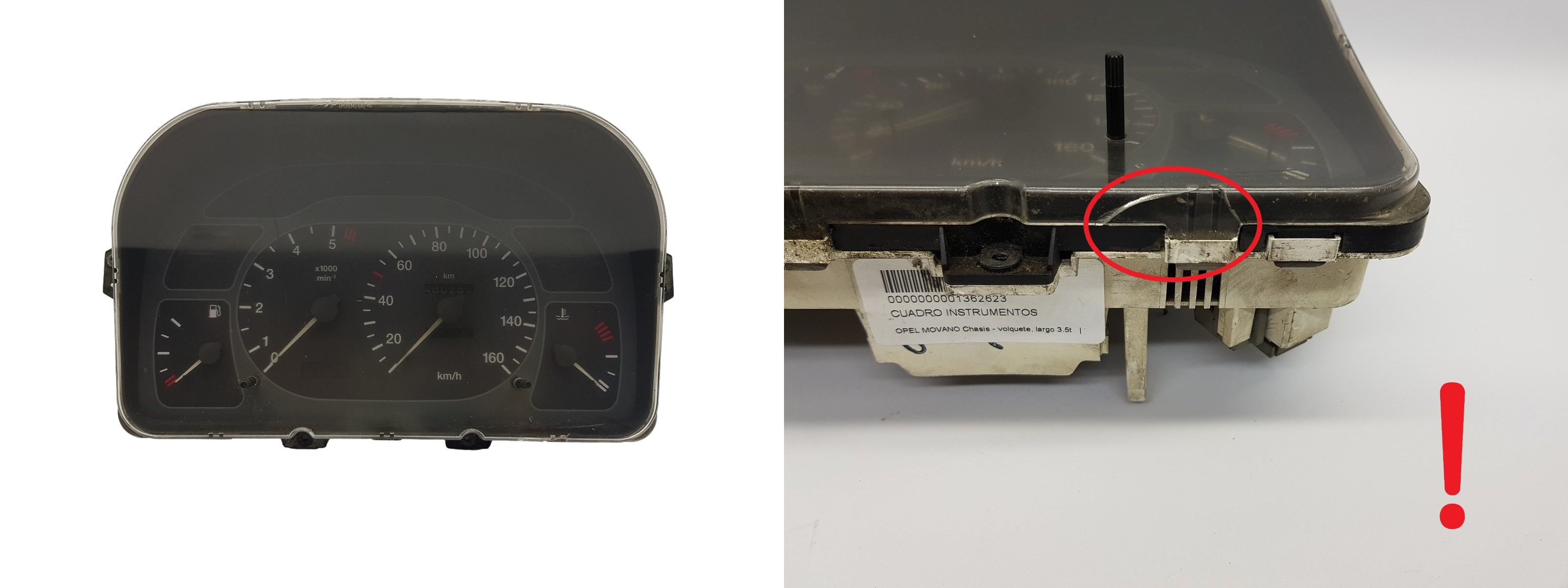 Speedometer Renault Master 2 Opel Movano 43-1364-B 1783 main product photo