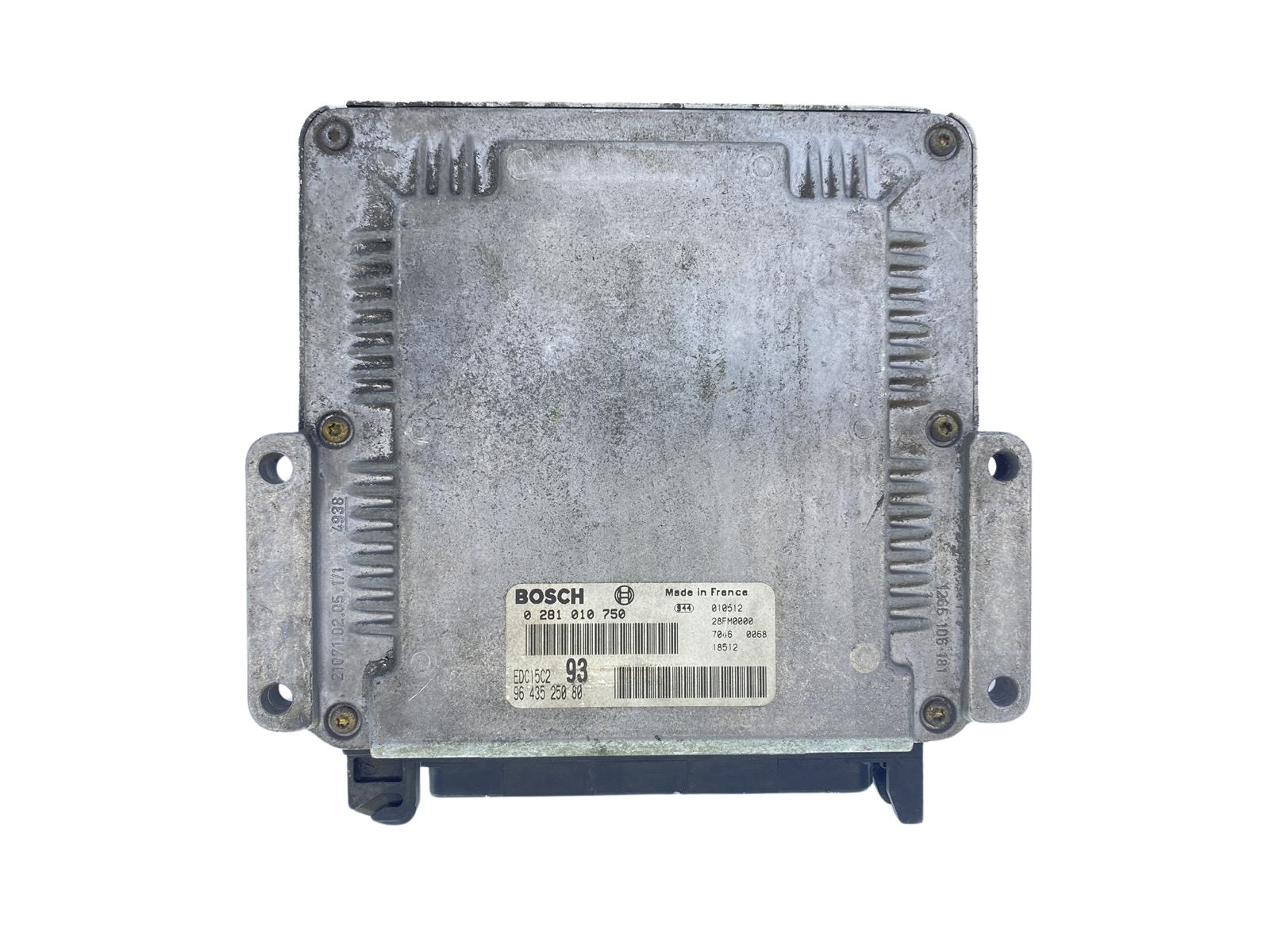 Styreenhed 9643525080 0281010750 EDC15C2 PSA Bosch 63837 main product photo