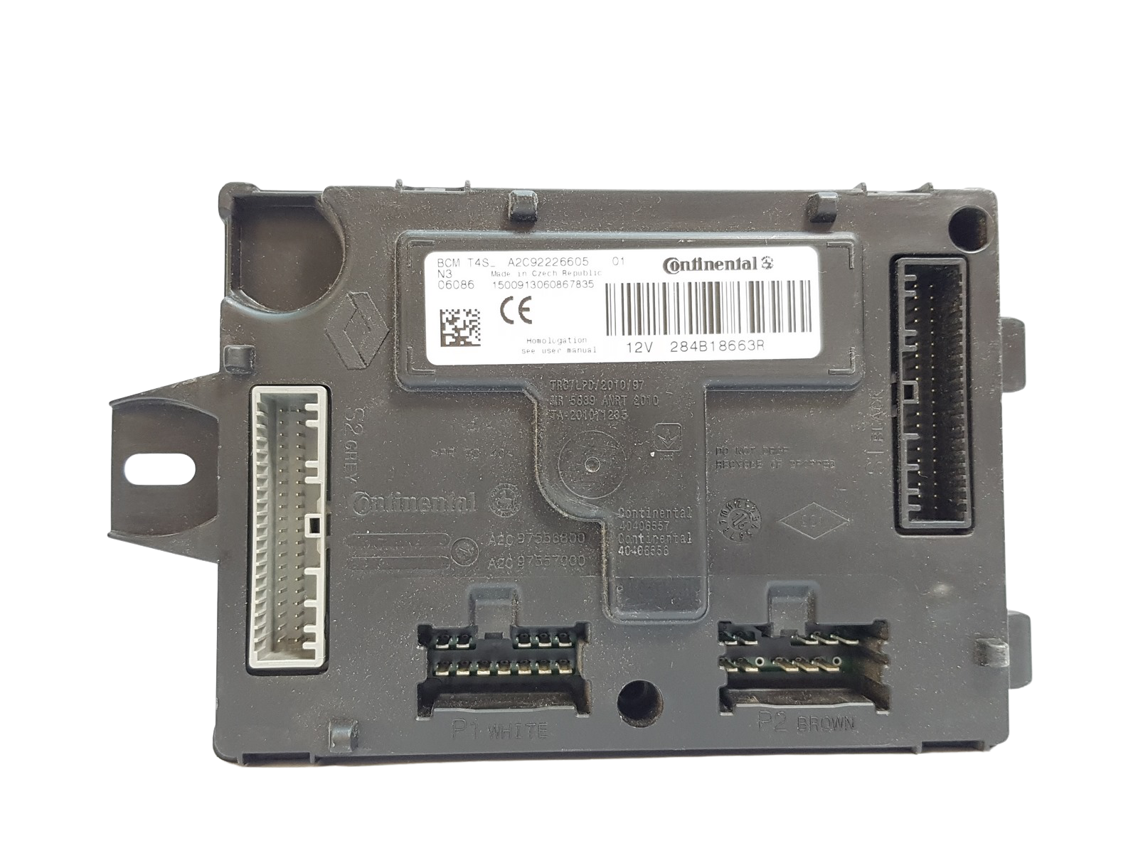 Styreenhed BCM T4SL Renault Dacia 284B18663R A2C92226605 Ny Original main product photo